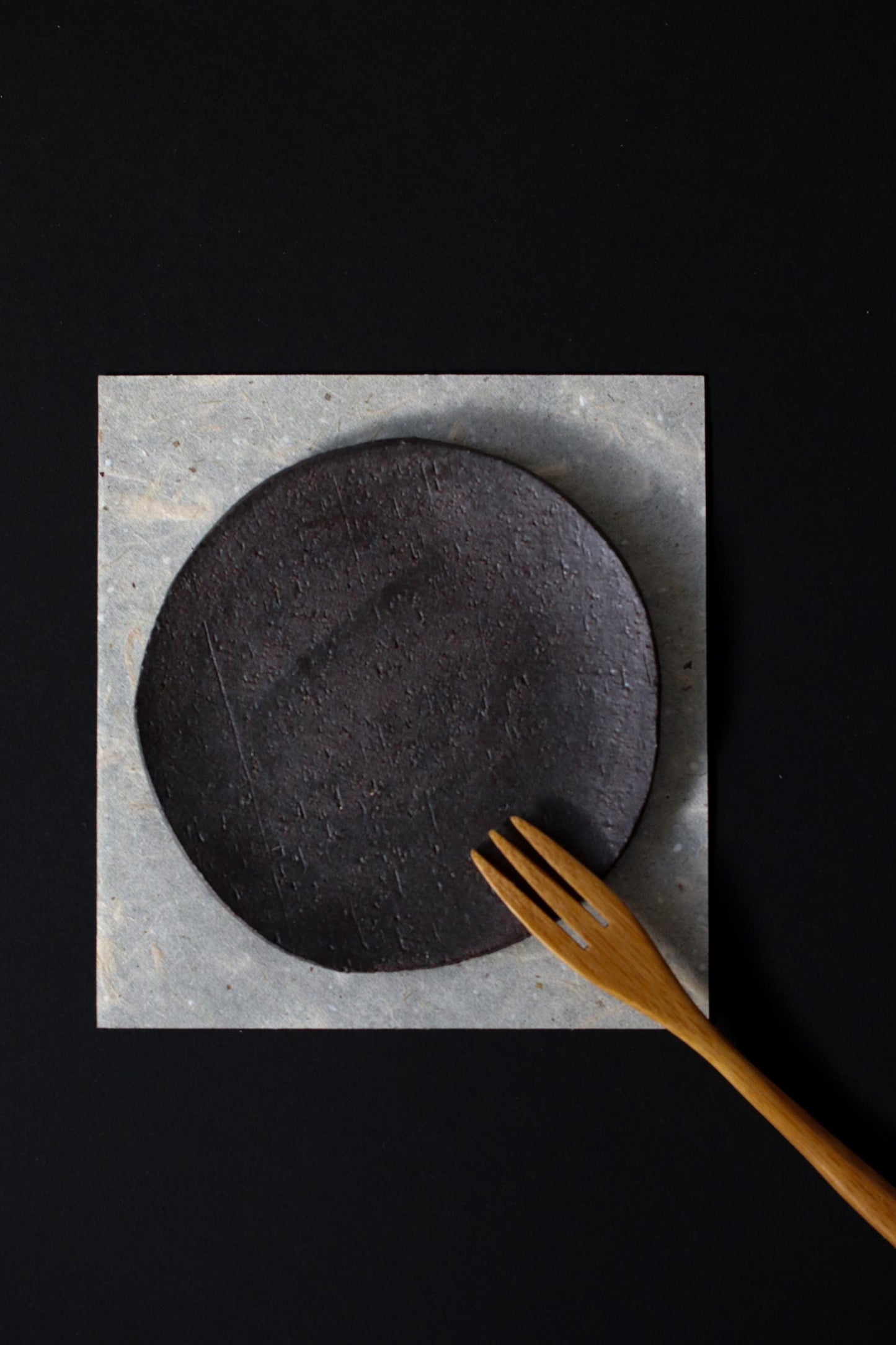 Kitayama Small Plate | Rustic Japanese Pottery Dish | Red Clay Doki Plate 11.8cm | Minimal Wabi-Sabi Plate | Artist Made in Japan