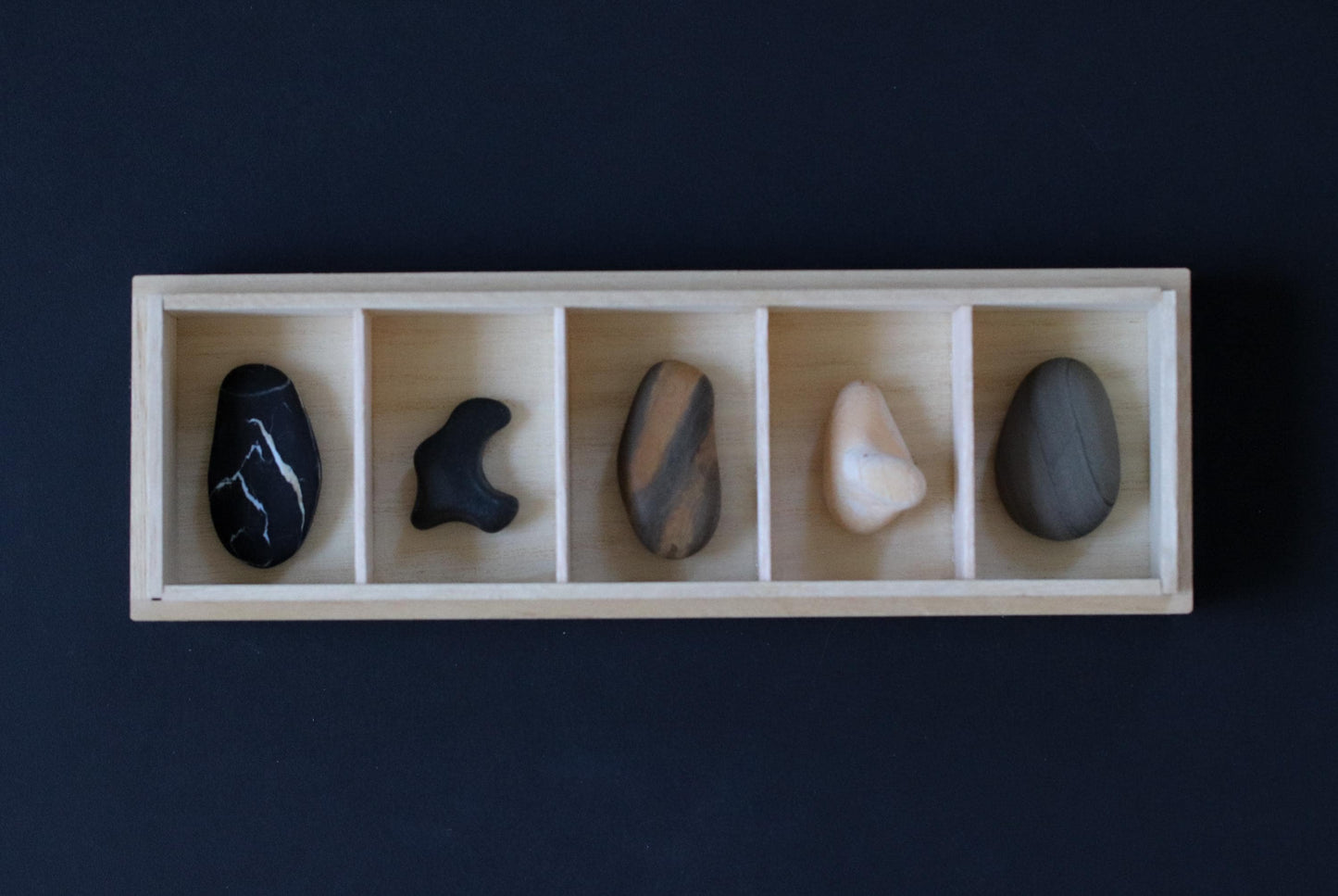 Silent Fragments — Edition 01: Monochrome | Art of Time Tsugaru Stones & Ancient Manuscripts | Set of 5 Hand-Selected Japanese Stones
