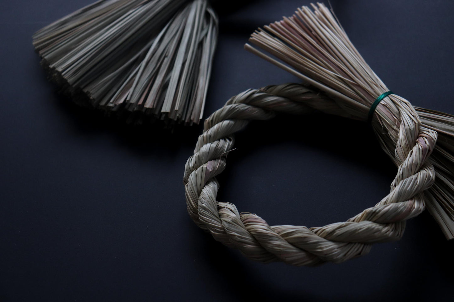 Final Restock | Mini Shimenawa Wreath 19cm | Japanese New Year Door Decor | Natural Igusa Straw | Minimal Wabi Sabi