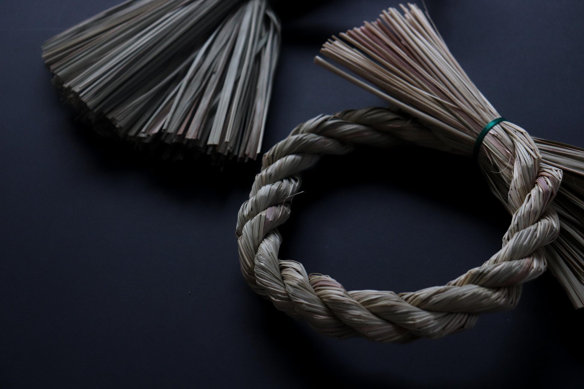Final Restock | Mini Shimenawa Wreath 19cm | Japanese New Year Door Decor | Natural Igusa Straw | Minimal Wabi Sabi