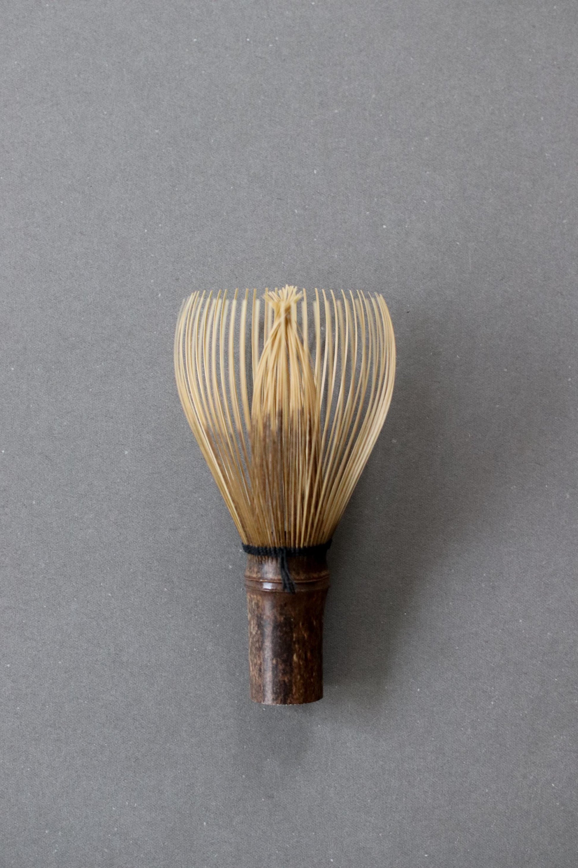 Black Bamboo Matcha Whisk (Chasen) | Takayama Handmade Tea Whisk | Omotesenke Practice Whisk | Made in Japan