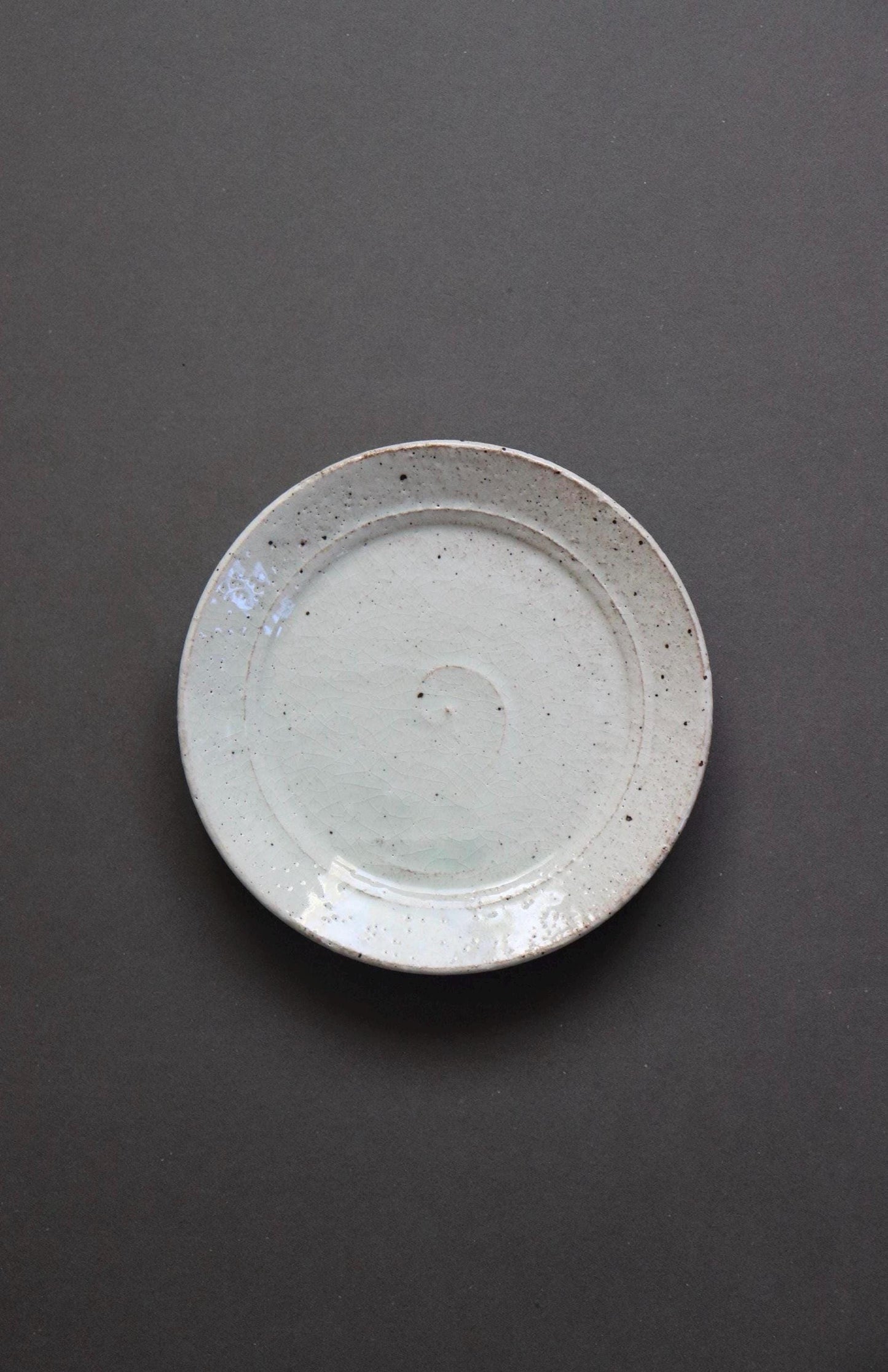Kitayama Kohiki Small Plate | Japanese Pottery Side Plate 15.5cm | Wabi-Sabi Ceramic Dessert Dish | Artist Made in Japan
