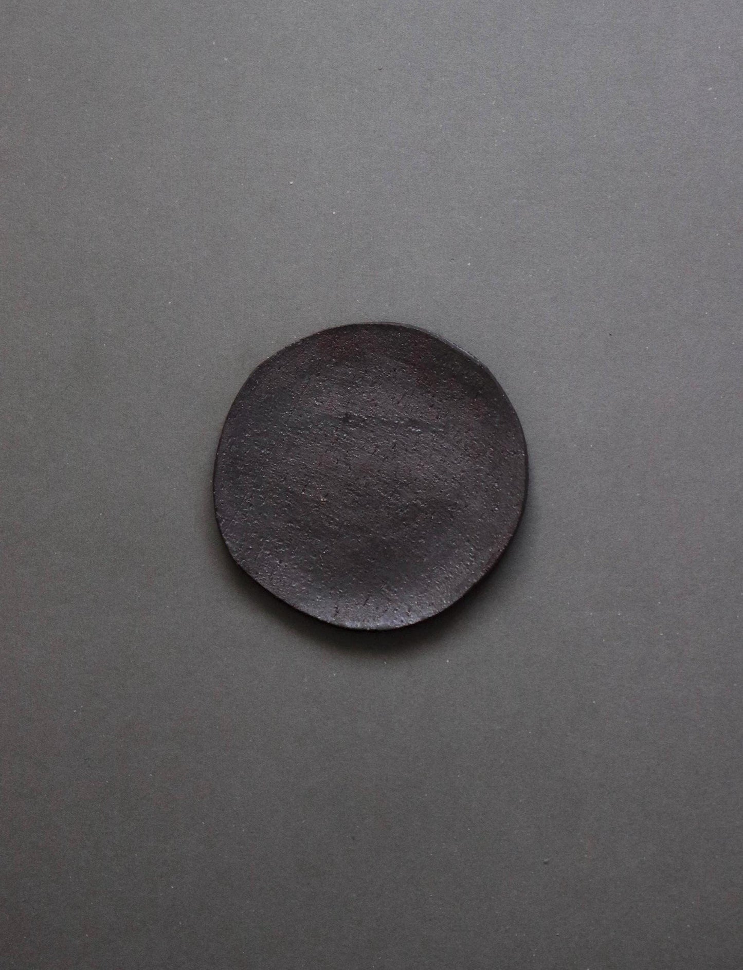 Kitayama Small Plate | Rustic Japanese Pottery Dish | Red Clay Doki Plate 11.8cm | Minimal Wabi-Sabi Plate | Artist Made in Japan