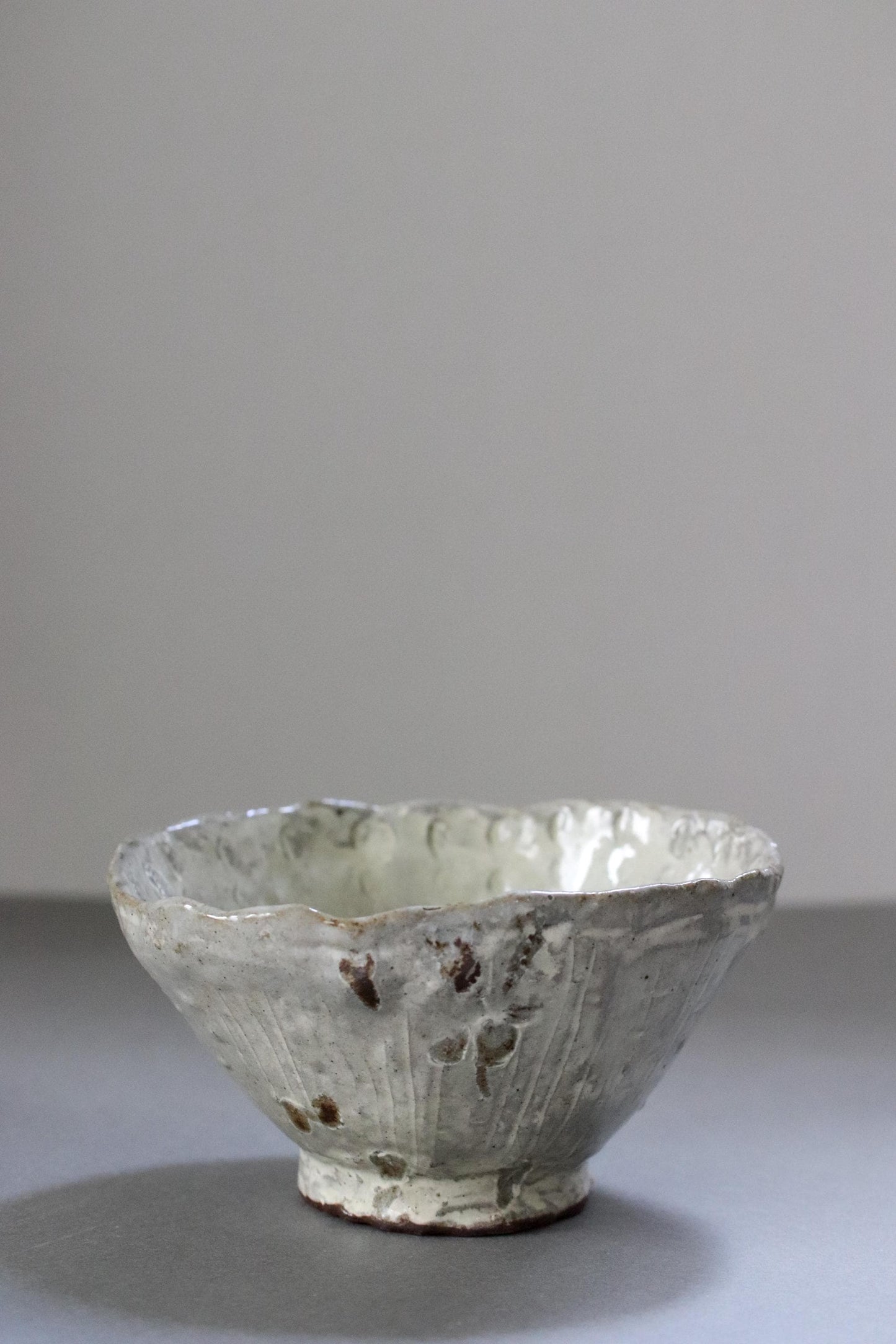 Handcrafted Japanese Pottery Bowl | Wabi-Sabi Chawan Style Artisan Work | Rustic Glazed Ceramic Art | Unique One-of-a-Kind Piece