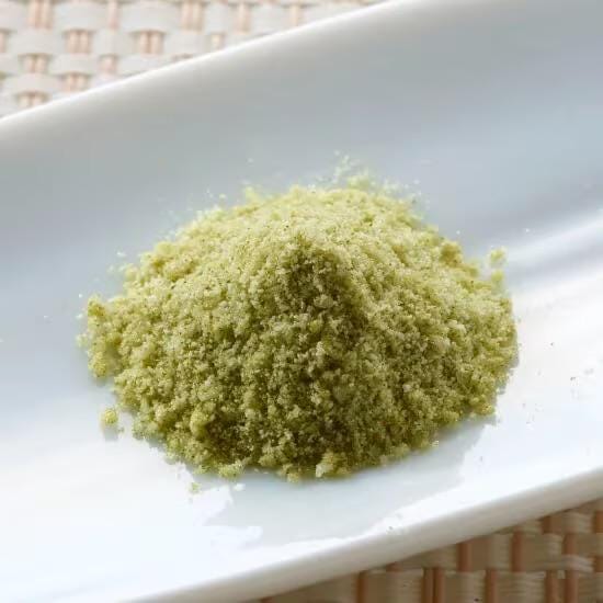 Japanese Wasabi Salt Set with Hasami Soy Sauce Dispenser & Condiment Dishes | Suruga Bay Toda Salt | Wabi Sabi Tableware Gift