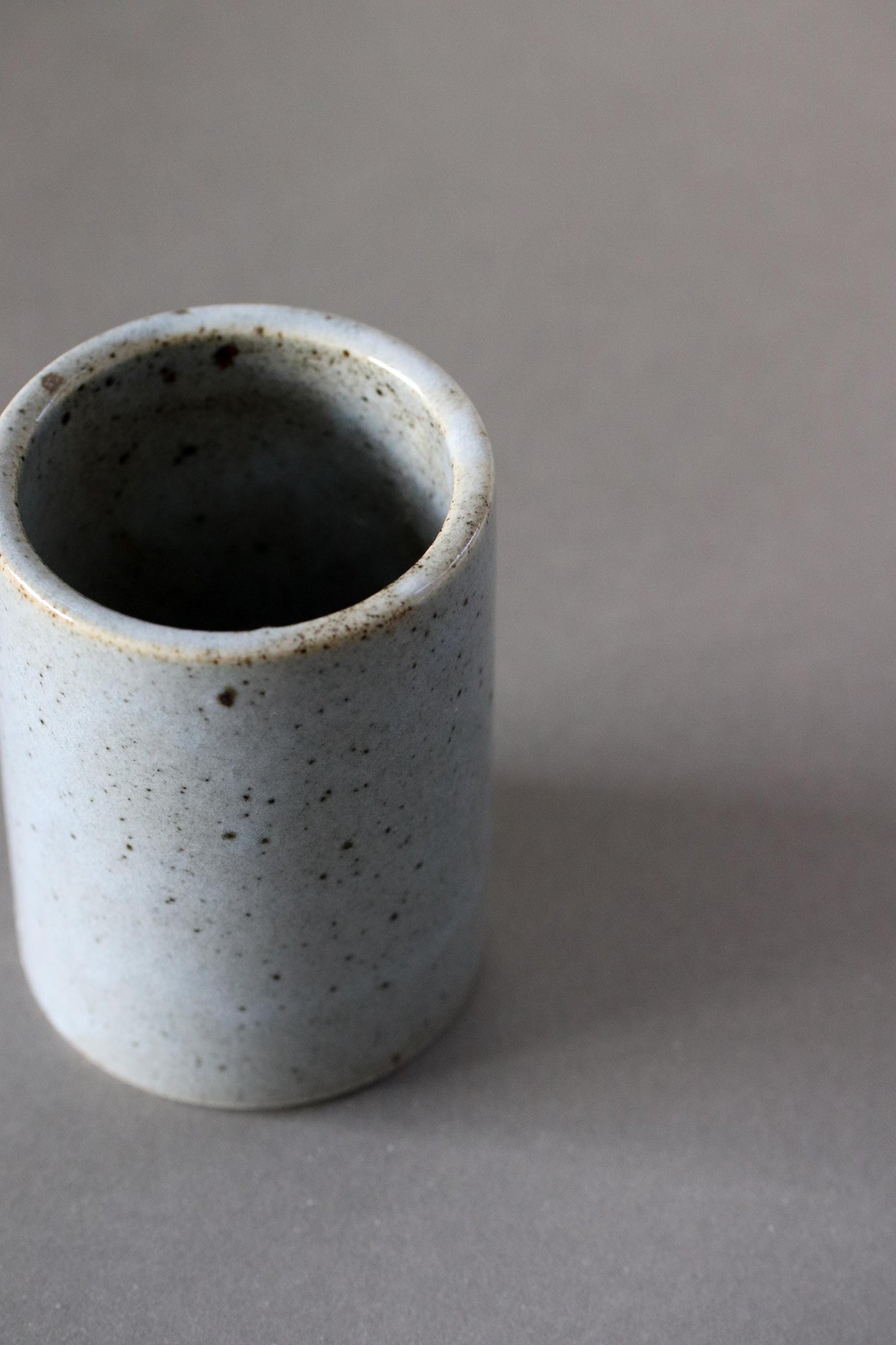 Karatsu Ware Chopstick Holder | Handmade Japanese Ceramic Utensil Stand | Wabi Sabi Kitchen Storage