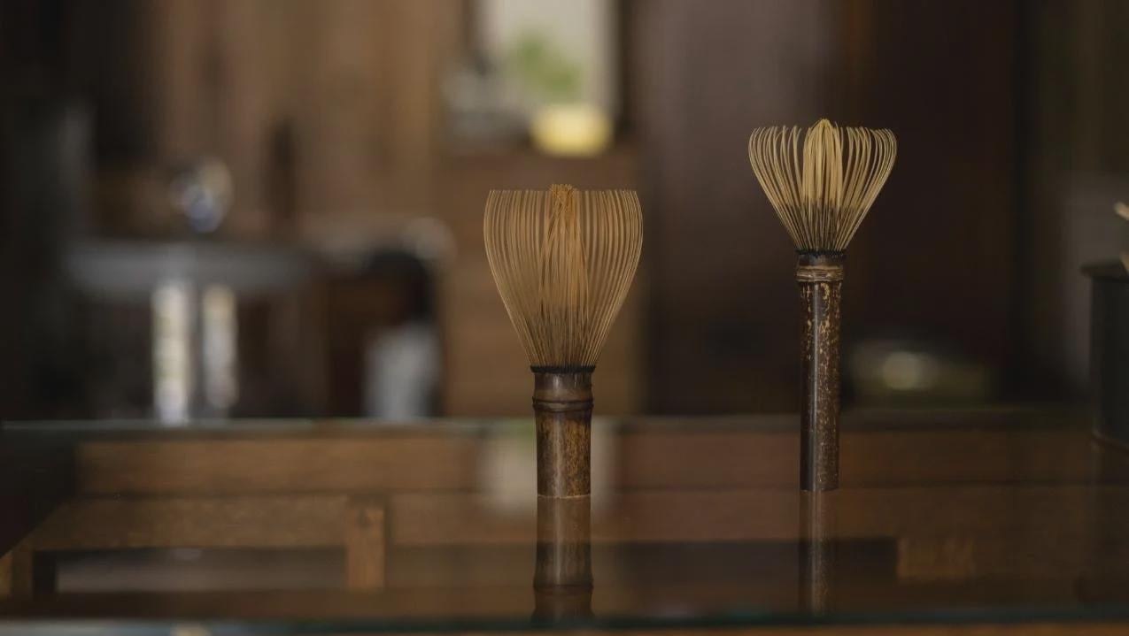 Black Bamboo Matcha Whisk (Chasen) | Takayama Handmade Tea Whisk | Omotesenke Practice Whisk | Made in Japan