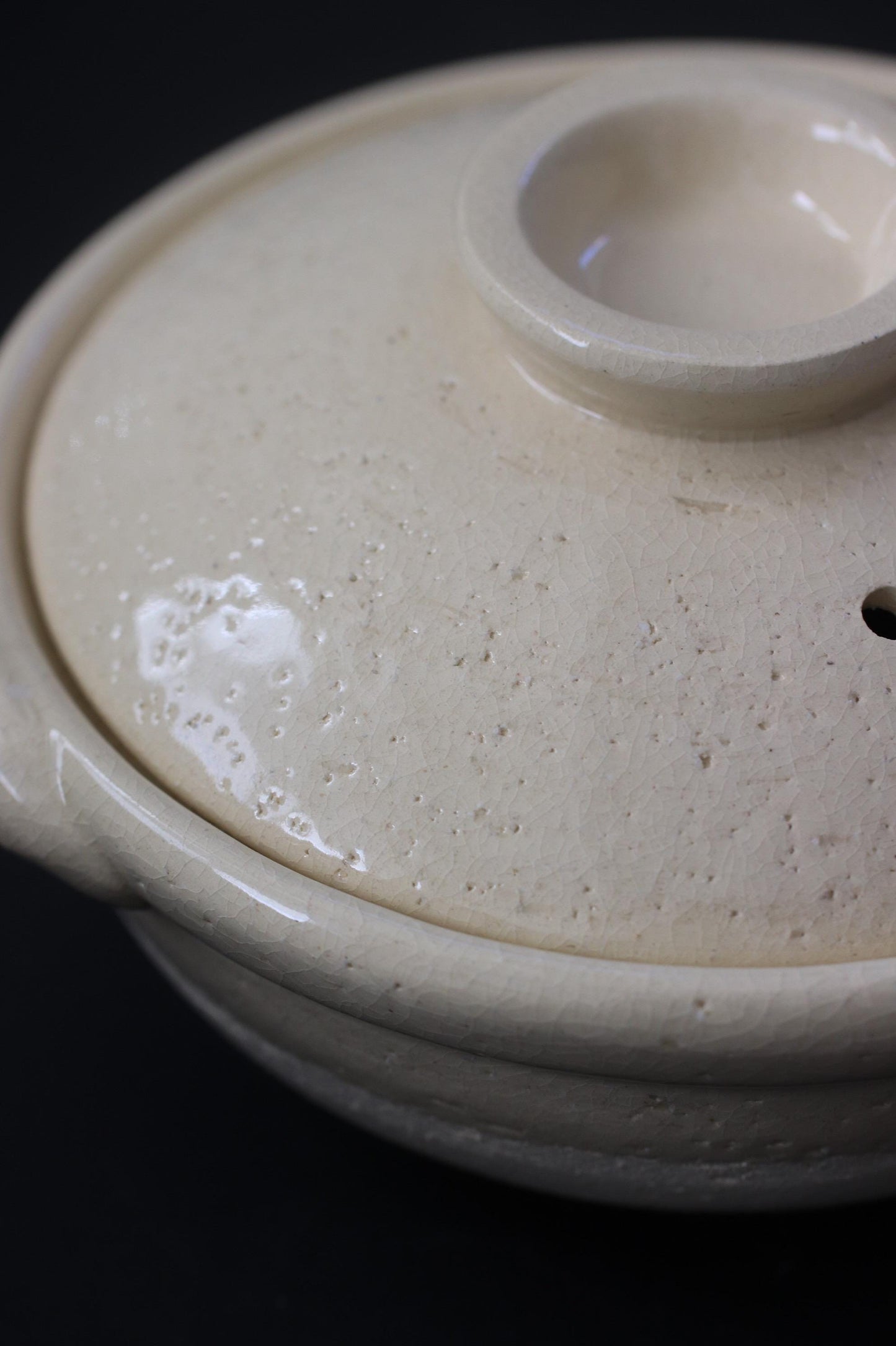 TOJIKI Ko-Iga Donabe Clay Pot No.6, Japanese Hot Pot for One 600cc, Iga Heat Retaining Earthenware, Stovetop Nabe Pot, Made in Japan