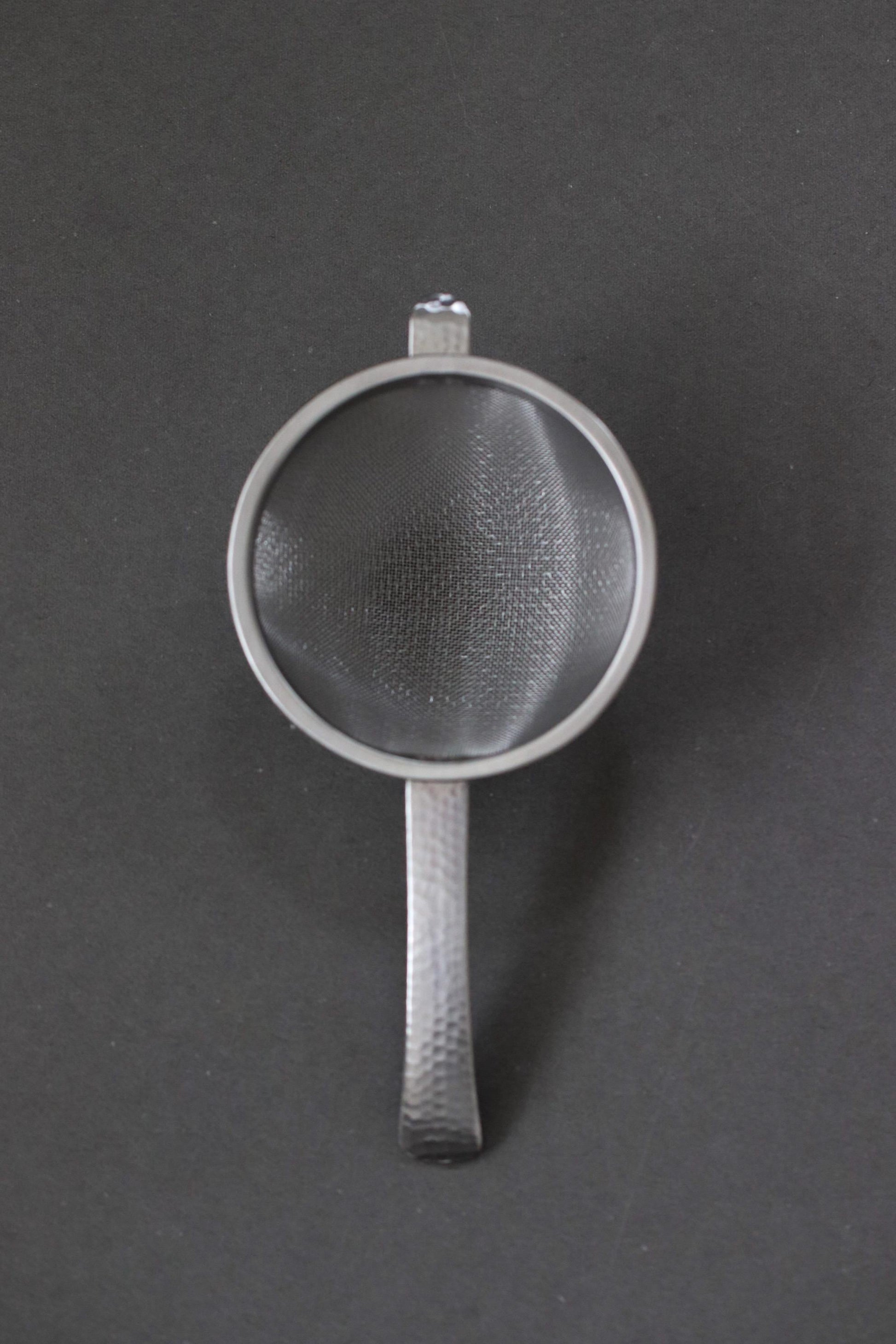 Japanese Nagomi Hammered Tea Strainer with Handle – Matcha Friendly Stainless Steel Filter, Tsubame-Sanjo Craft, Loose Leaf Tea Sieve