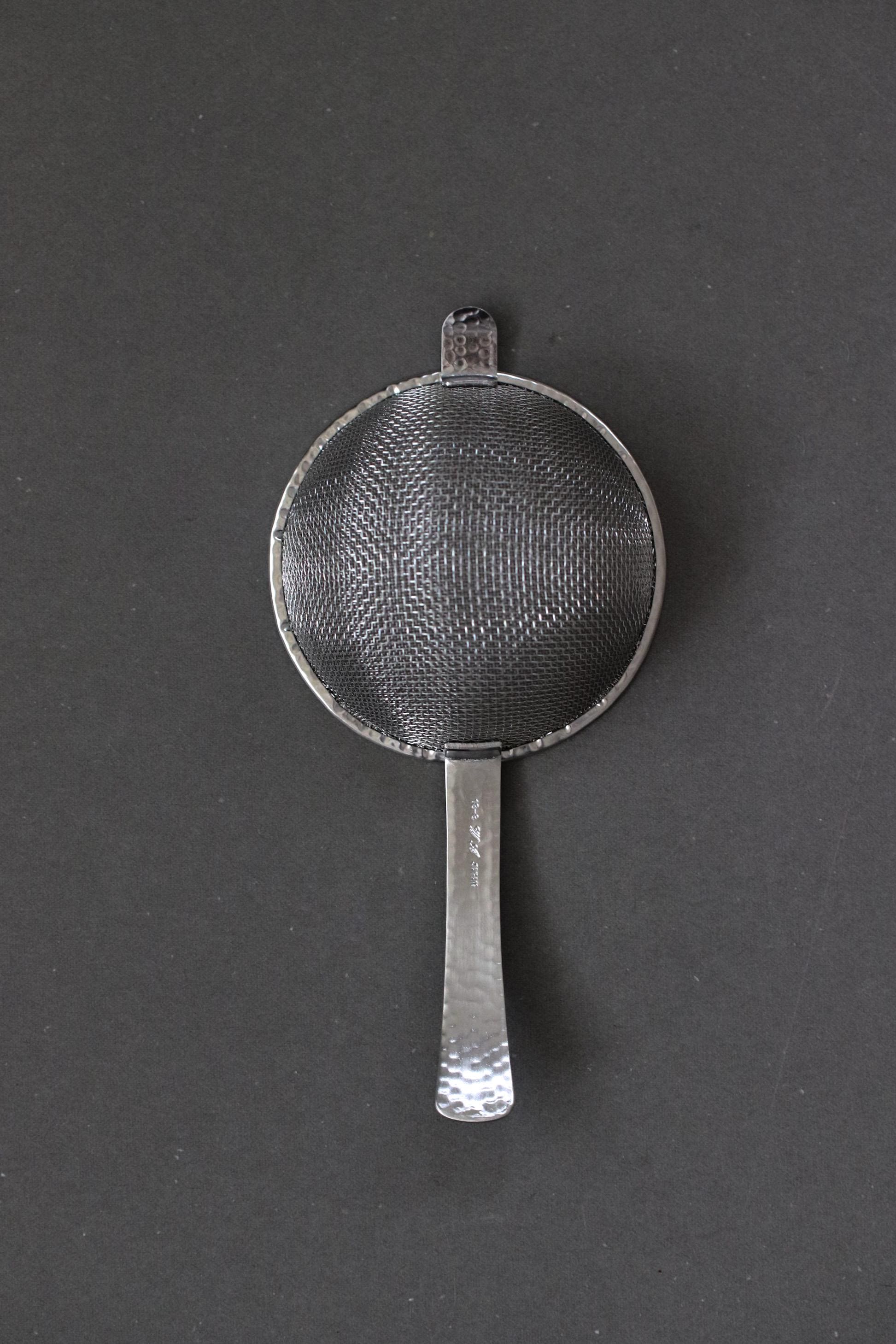 Japanese Nagomi Hammered Tea Strainer with Handle – Matcha Friendly Stainless Steel Filter, Tsubame-Sanjo Craft, Loose Leaf Tea Sieve