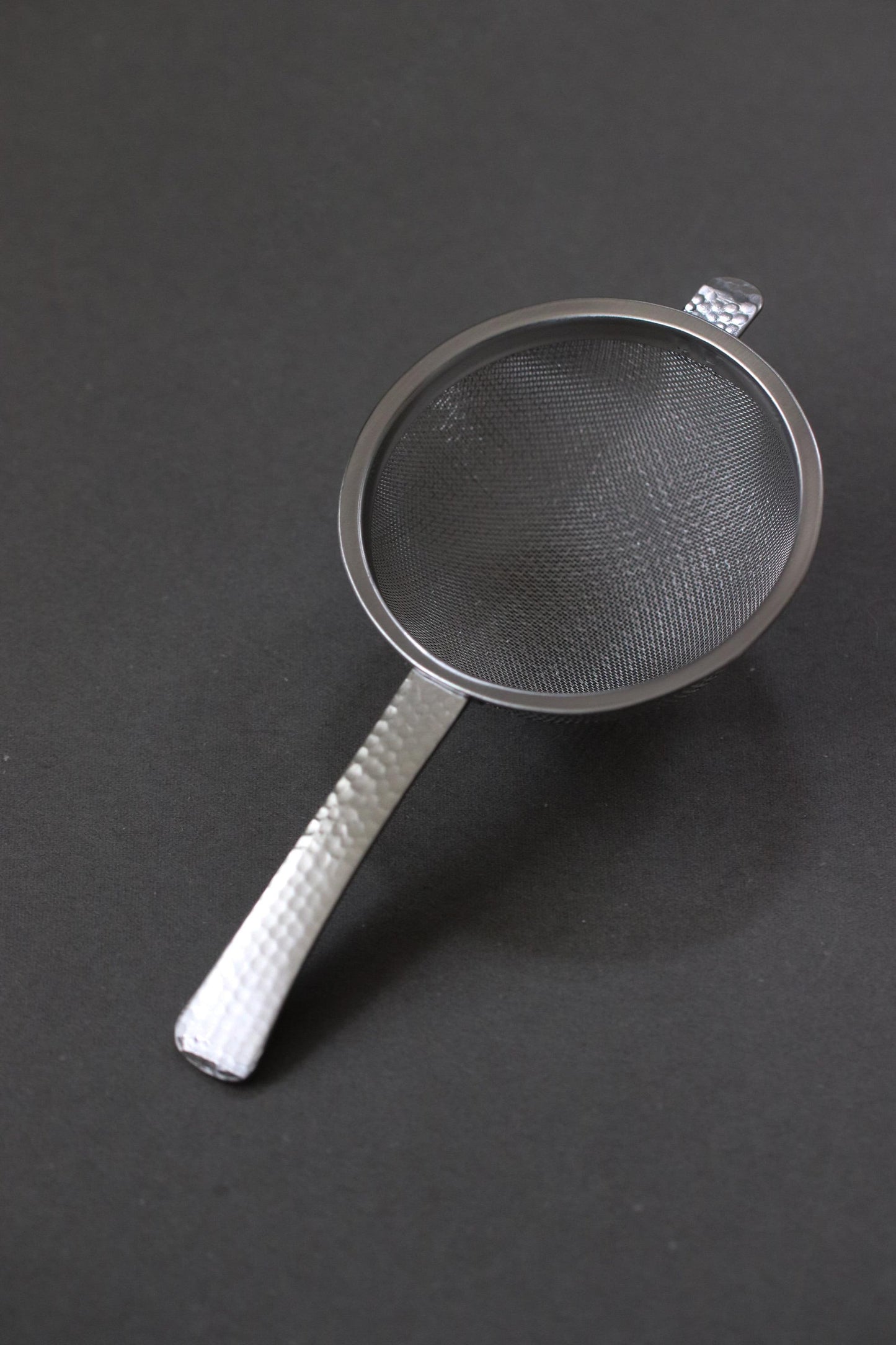 Japanese Nagomi Hammered Tea Strainer with Handle – Matcha Friendly Stainless Steel Filter, Tsubame-Sanjo Craft, Loose Leaf Tea Sieve