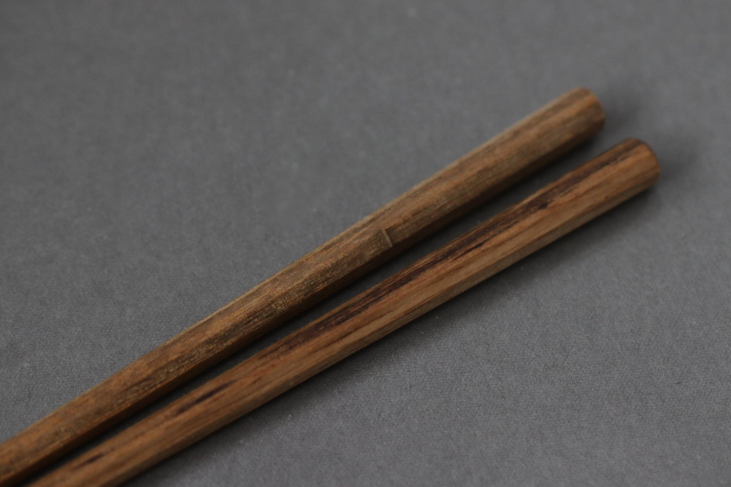 Japanese Persimmon Wood Chopsticks, Natural Beeswax Finish Hashi, Minimalist Wooden Chopsticks 23cm, Handmade Style Tableware, Made in Japan
