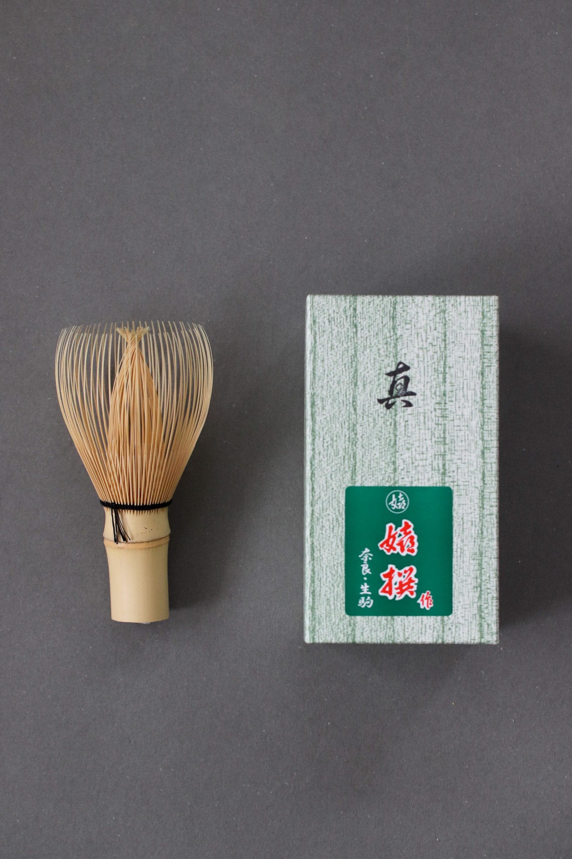 Authentic Japanese Chasen Matcha Whisk, Shin (True) Style 70-Prong White Bamboo, Nara Takayama Tea Ceremony Tool, Made in Japan Gift Box