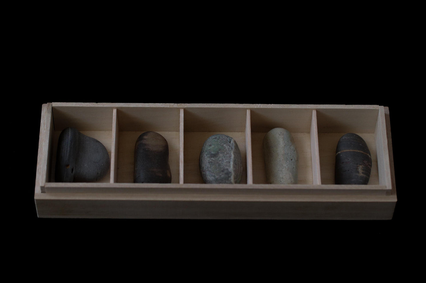 Silent Fragments — Edition 02: Brown (Daichi) | Art of Time Tsugaru Stones & Ancient Manuscripts | Set of 5 Hand-Selected Japanese Stones