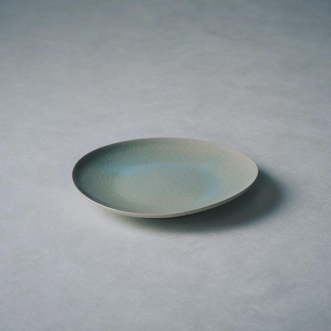 TOU Basic 4.5 Sun Plate 13.5cm, Japanese Small Flat Plate, Shigaraki Clay Stoneware, Minimal Side Plate, Dessert Plate, Handmade Japan