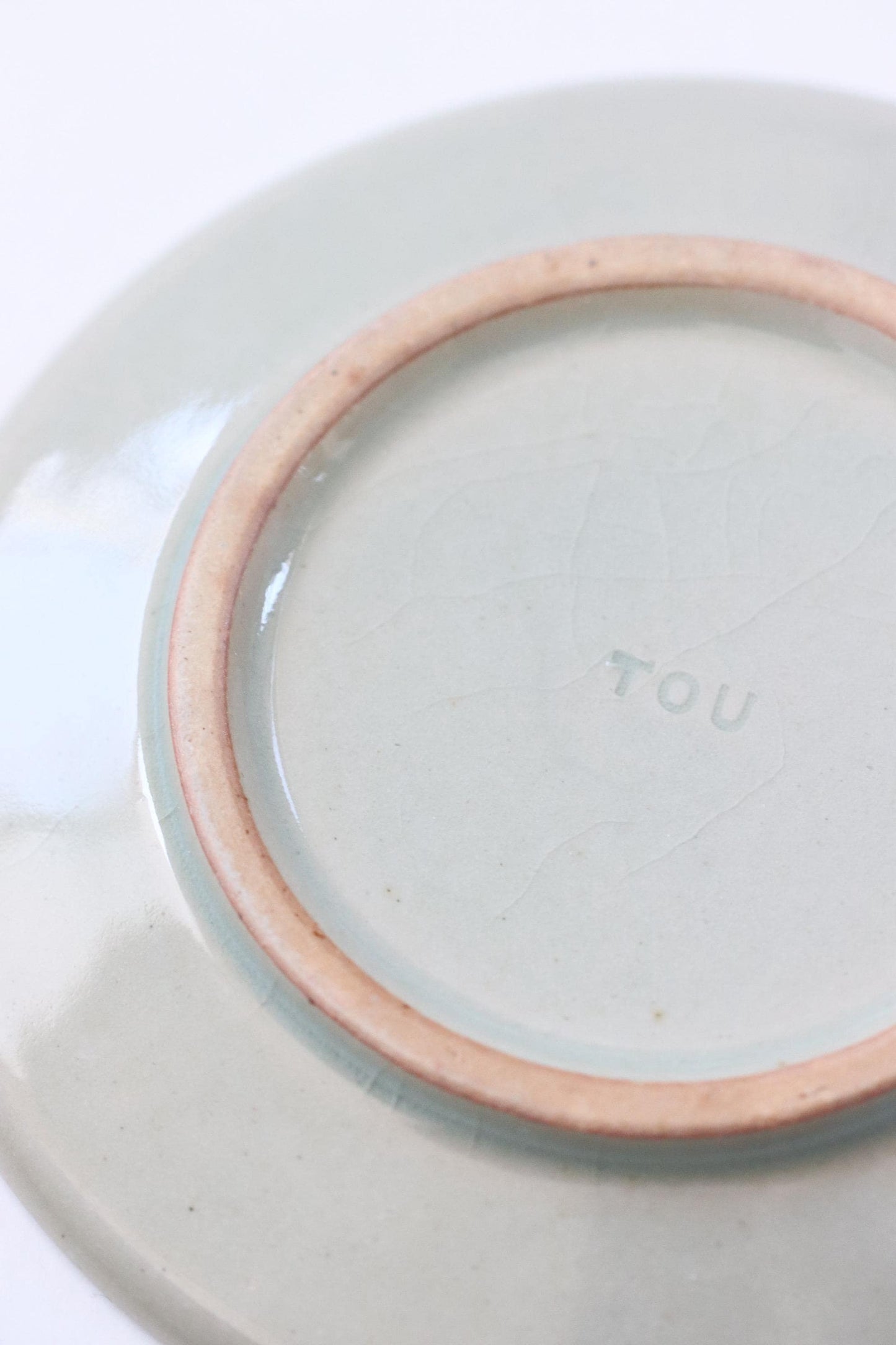 TOU Basic 4.5 Sun Plate 13.5cm, Japanese Small Flat Plate, Shigaraki Clay Stoneware, Minimal Side Plate, Dessert Plate, Handmade Japan