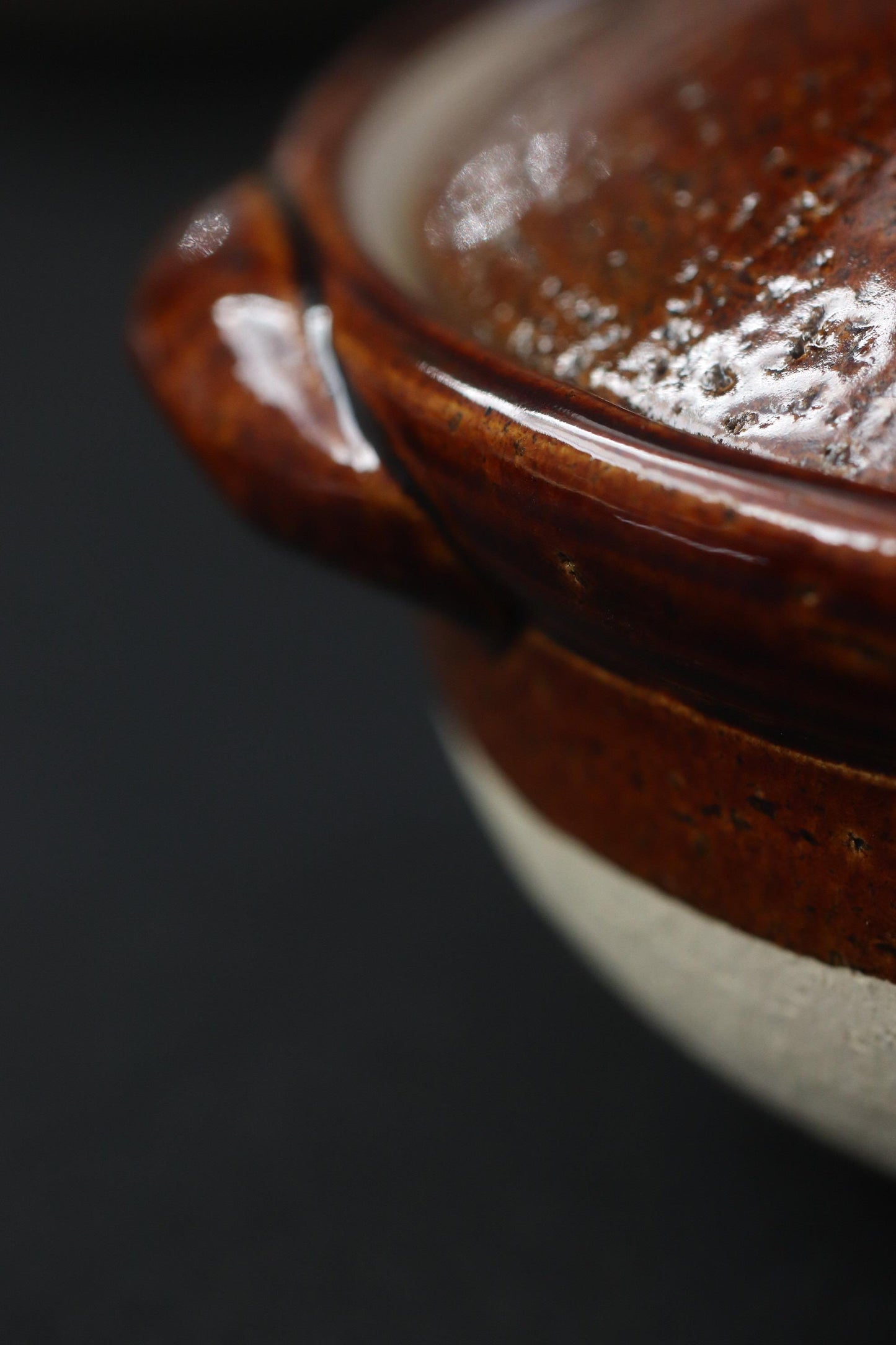 TOJIKI Ko-Iga Donabe Clay Pot No.6, Japanese Hot Pot for One 600cc, Iga Heat Retaining Earthenware, Stovetop Nabe Pot, Made in Japan