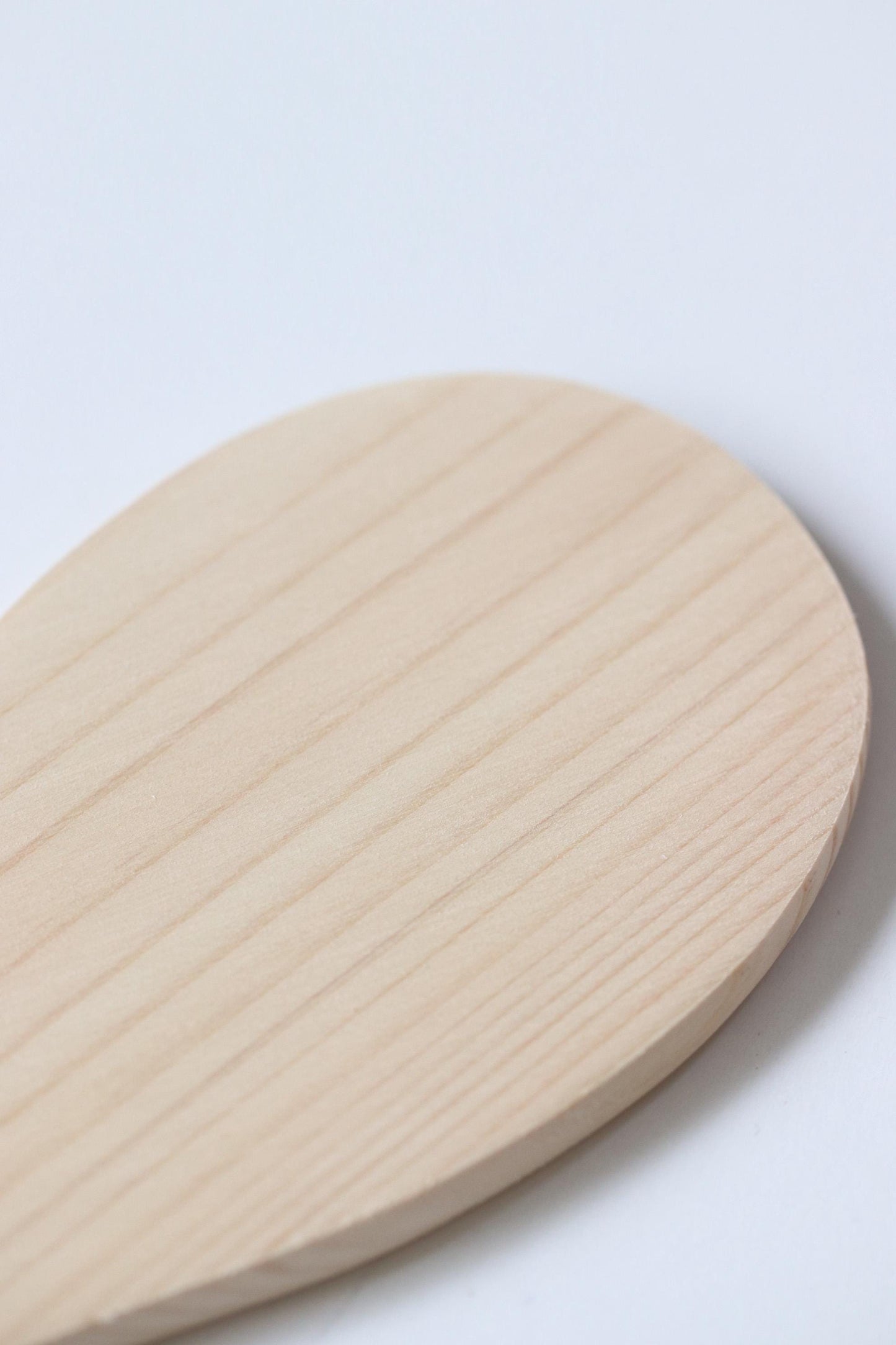 Japanese Hinoki Wooden Rice Paddle – HINOKI KITCHEN Series | Natural Wood Shamoji | Gentle Grip | Made in Japan