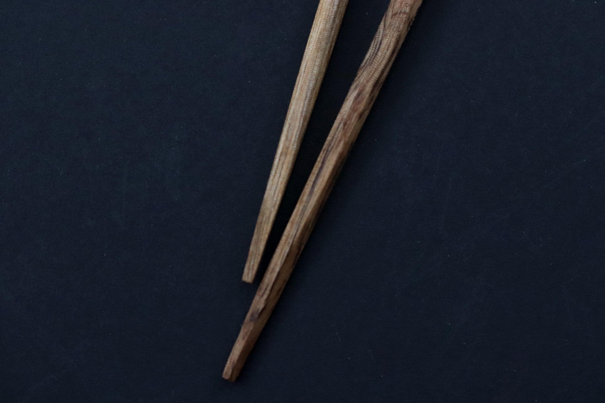 Japanese Persimmon Wood Chopsticks, Natural Beeswax Finish Hashi, Minimalist Wooden Chopsticks 23cm, Handmade Style Tableware, Made in Japan