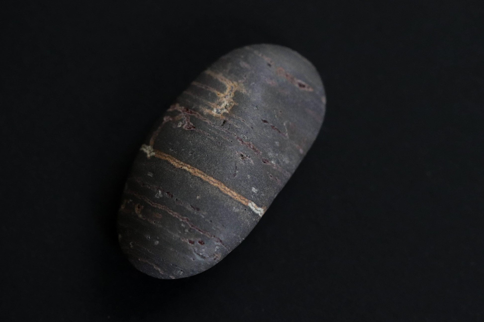 Silent Fragments — Edition 02: Brown (Daichi) | Art of Time Tsugaru Stones & Ancient Manuscripts | Set of 5 Hand-Selected Japanese Stones