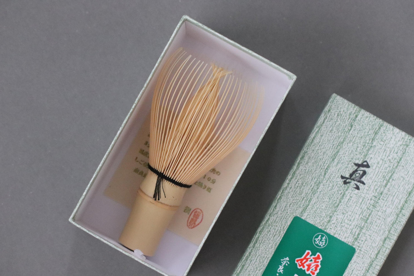 Authentic Japanese Chasen Matcha Whisk, Shin (True) Style 70-Prong White Bamboo, Nara Takayama Tea Ceremony Tool, Made in Japan Gift Box