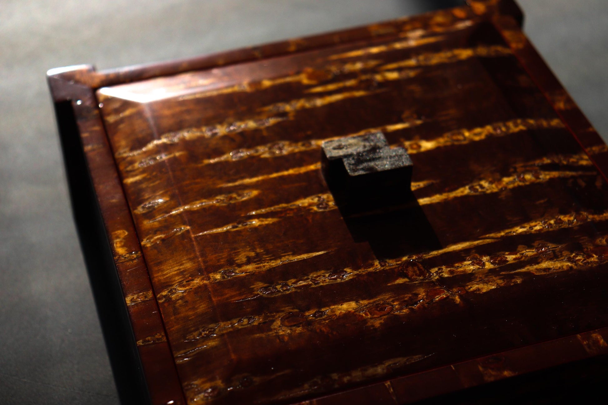 Japanese Cherry Bark Box Kabazaiku Vintage Wagashi Container Akita Craft Wooden Storage Box Wabi Sabi Decor