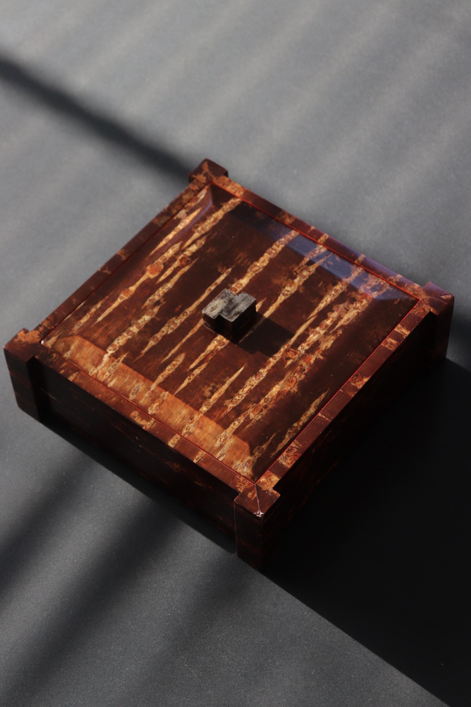 Japanese Cherry Bark Box Kabazaiku Vintage Wagashi Container Akita Craft Wooden Storage Box Wabi Sabi Decor