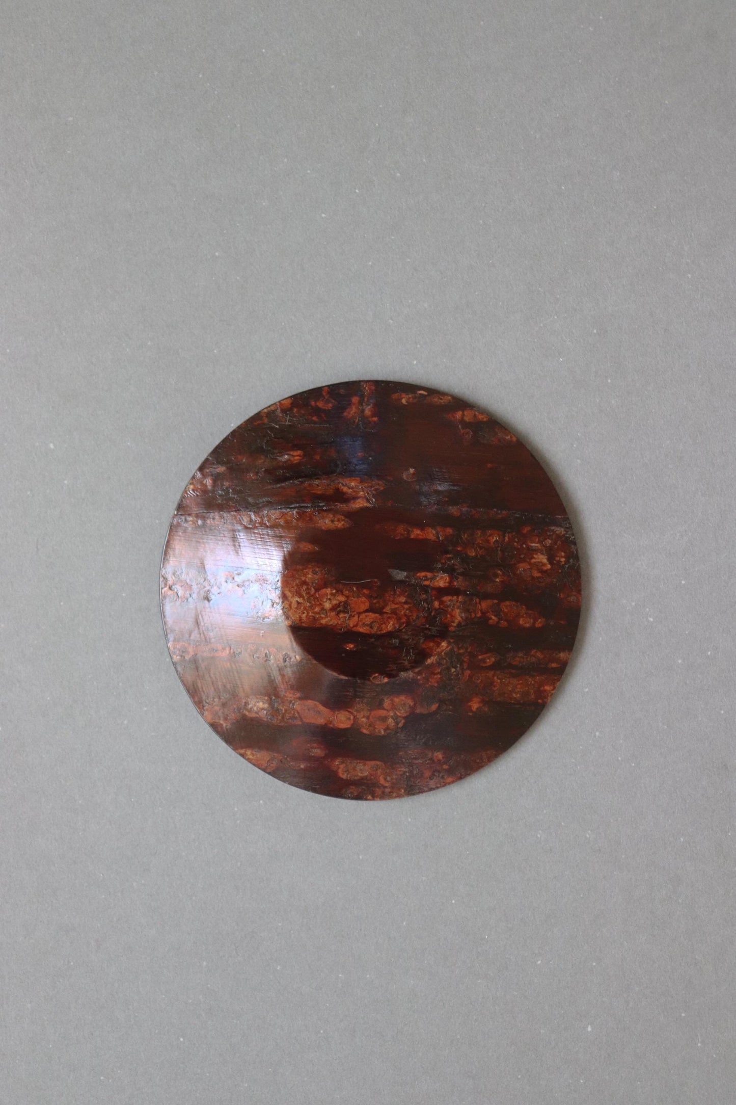 Japanese Kabazaiku Plate 12cm Vintage Sakura Bark Dish Small Tray Wagashi Plate Traditional Akita Craft Wabi Sabi Decor