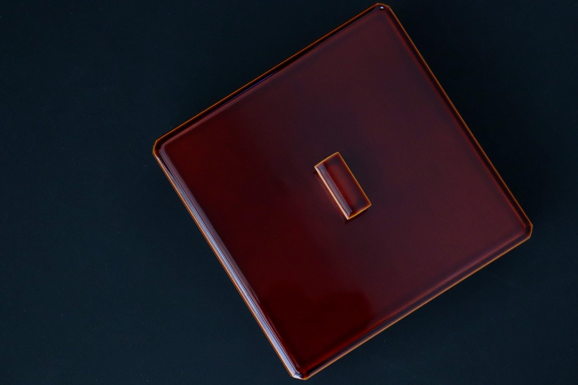 Vintage Hida Takayama Lacquer Sweet Box Japanese Urushi Kashiki Candy Box Traditional Red Lacquer Wagashi Container | Tea Ceremony Tableware