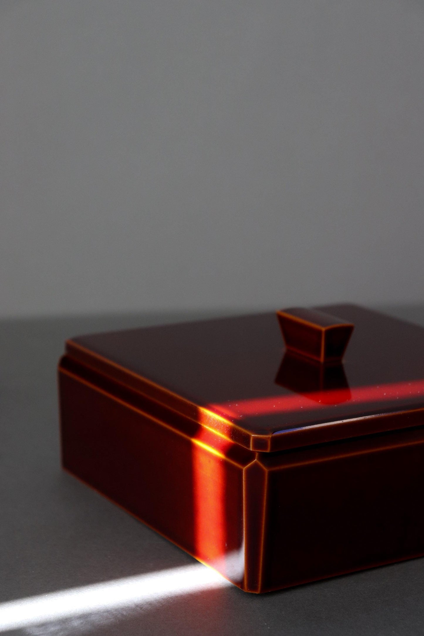 Vintage Hida Takayama Lacquer Sweet Box Japanese Urushi Kashiki Candy Box Traditional Red Lacquer Wagashi Container | Tea Ceremony Tableware