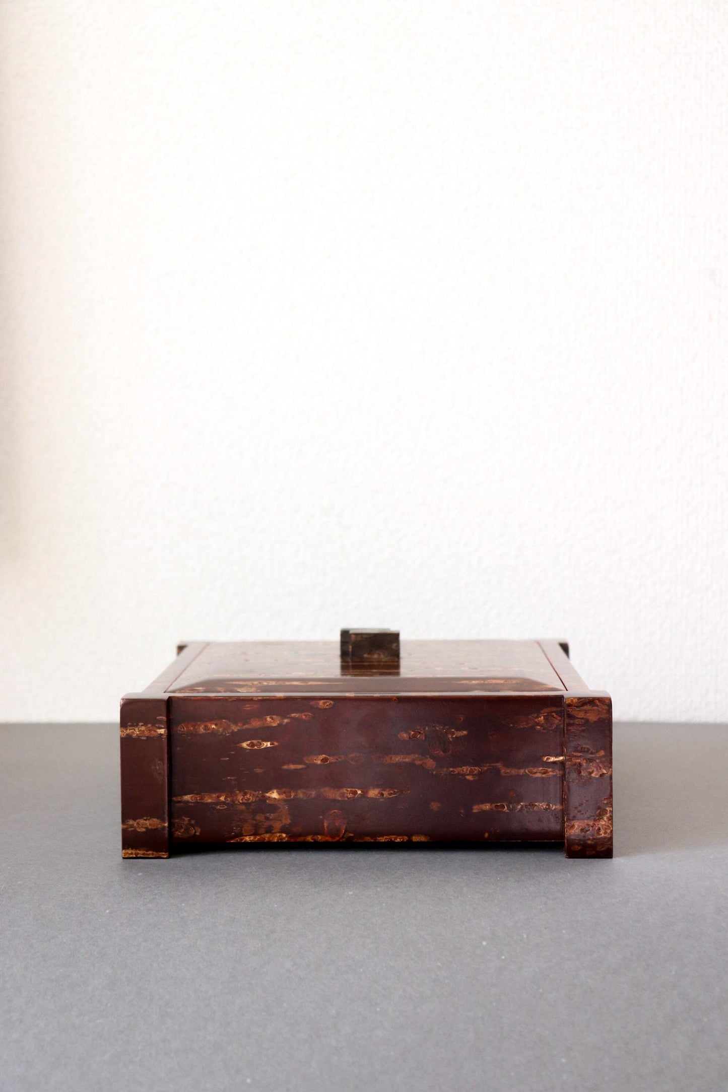 Japanese Cherry Bark Box Kabazaiku Vintage Wagashi Container Akita Craft Wooden Storage Box Wabi Sabi Decor