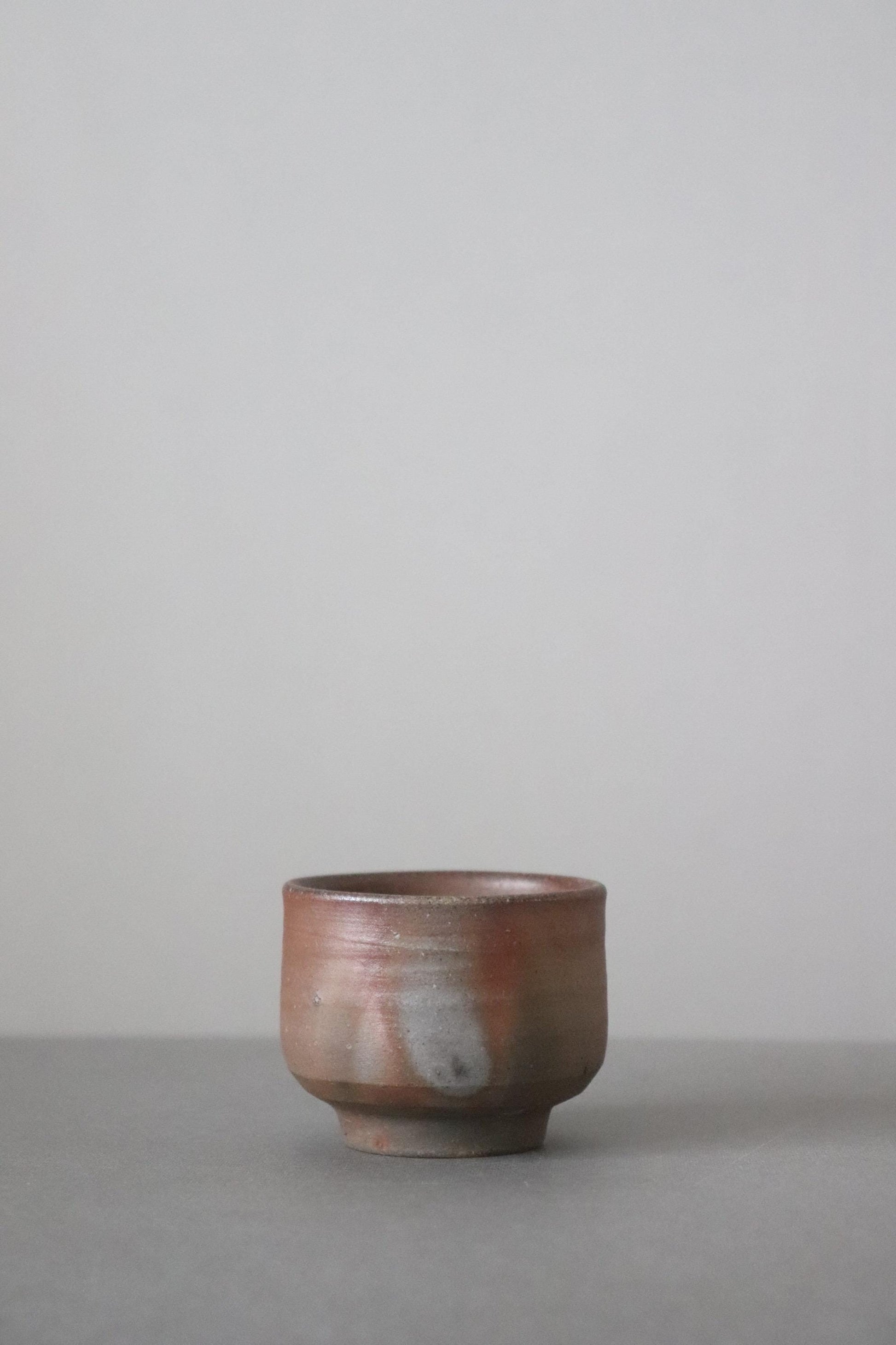Bizen Ware Sake Cup by Chie Takeuchi Handmade Guinomi Japanese Pottery Artisan Ceramic Ochoko Wabi Sabi One of a Kind
