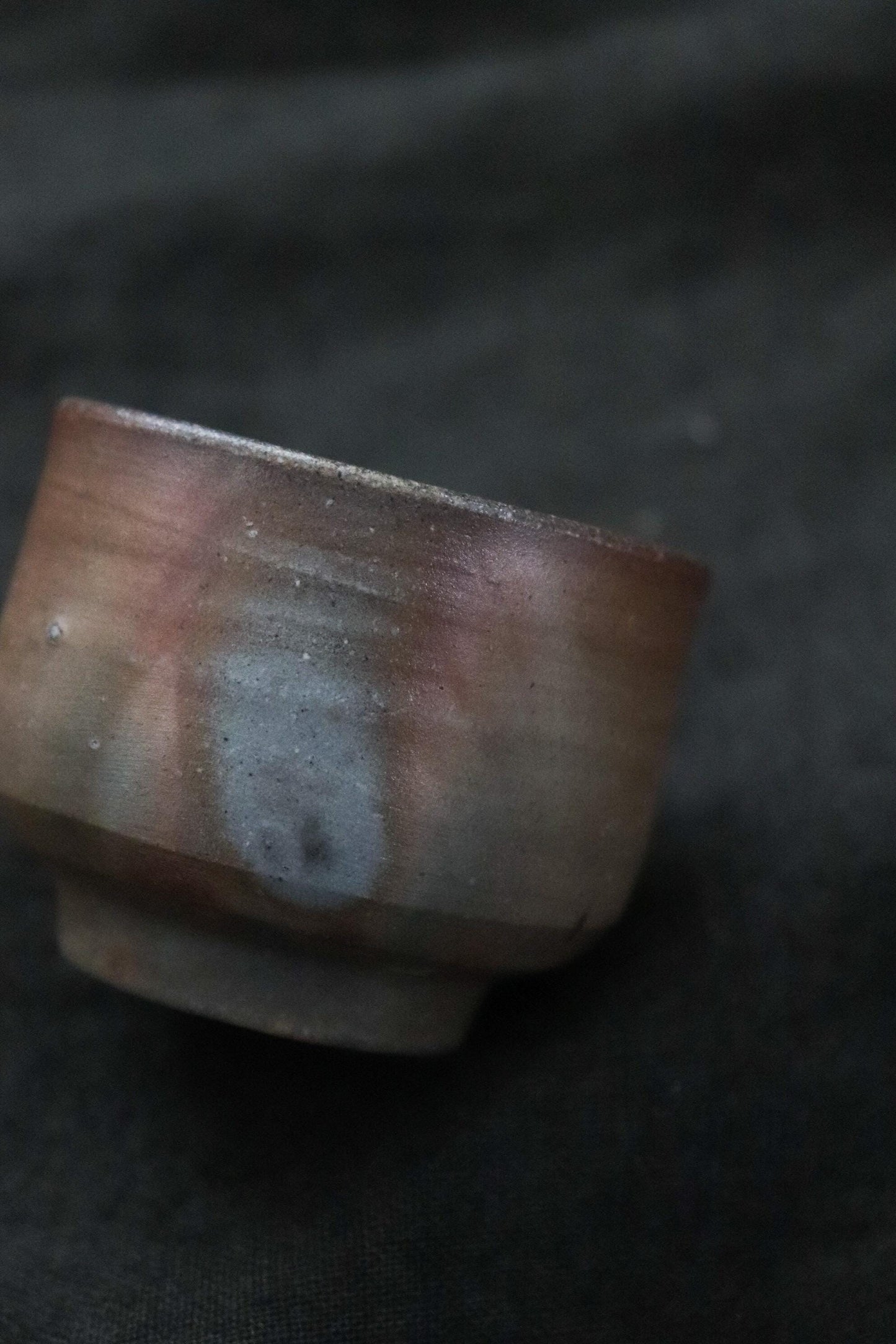 Bizen Ware Sake Cup by Chie Takeuchi Handmade Guinomi Japanese Pottery Artisan Ceramic Ochoko Wabi Sabi One of a Kind