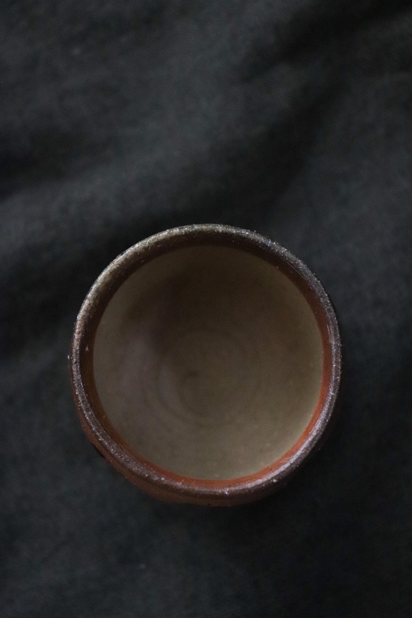 Bizen Ware Sake Cup by Katsumi Yoshioka Handmade Guinomi Japanese Pottery Sculptural Ceramic Ochoko Wabi Sabi One of a Kind
