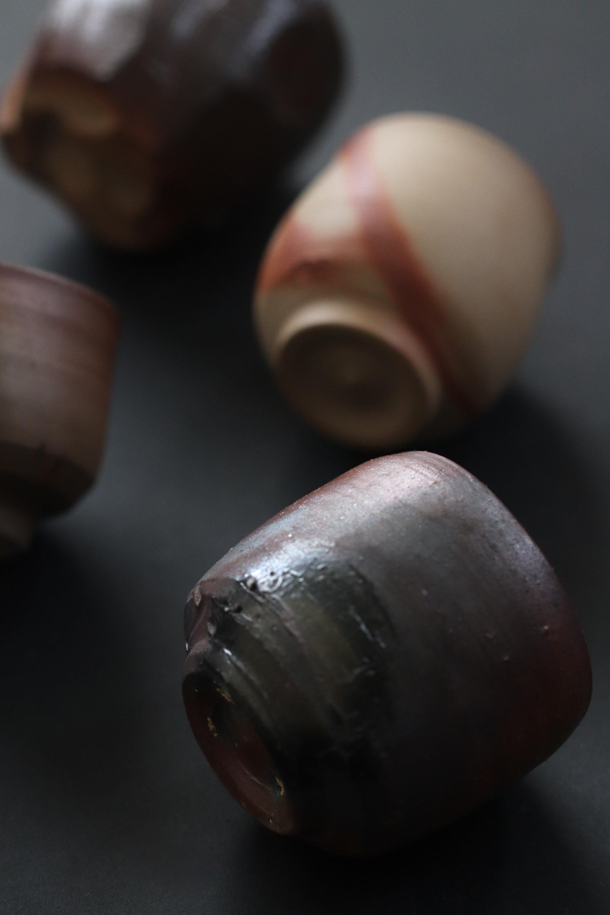 Bizen Ware Sake Cup by Yasuyuki Takeuchi Handmade Guinomi Japanese Pottery Artisan Ceramic Ochoko Wabi Sabi
