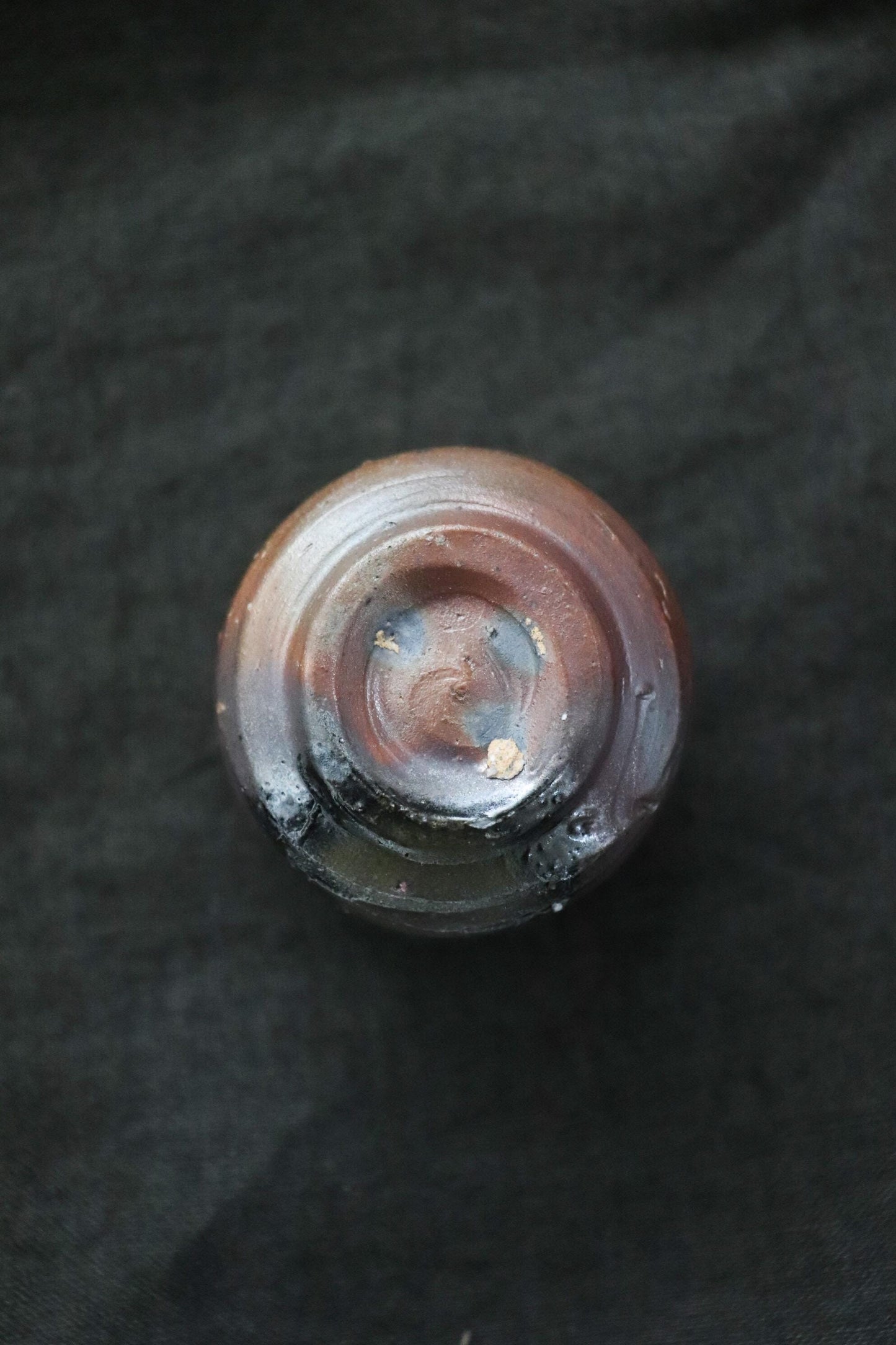 Bizen Ware Sake Cup by Yasuyuki Takeuchi Handmade Guinomi Japanese Pottery Artisan Ceramic Ochoko Wabi Sabi