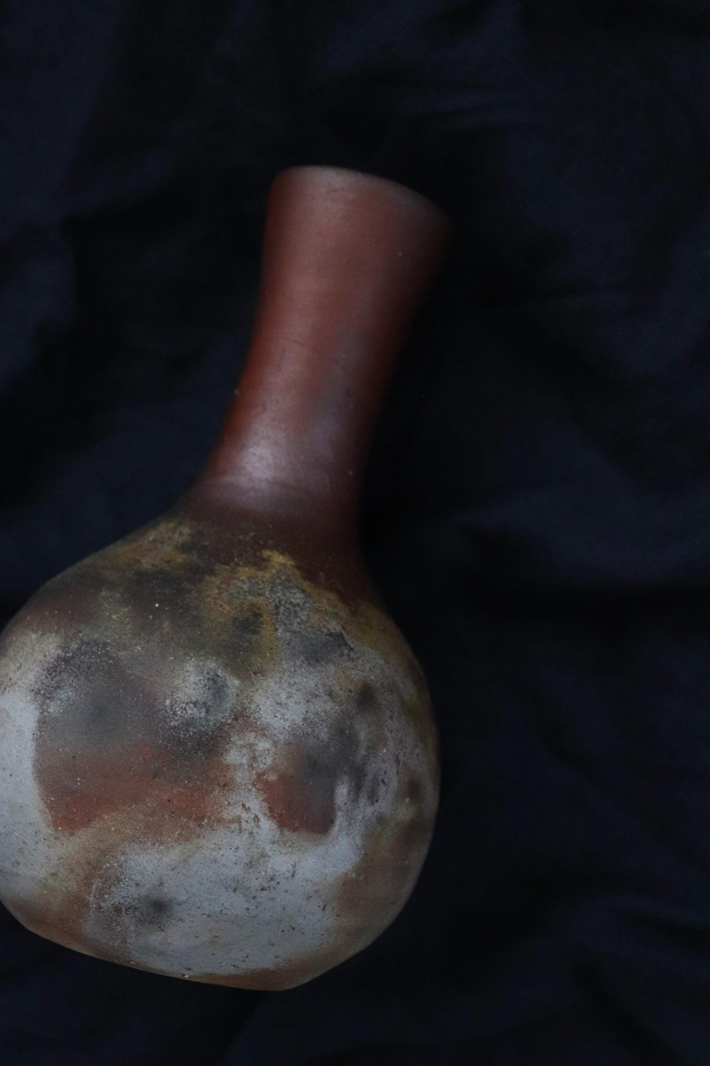 Bizen Ware Vase by Motomu Kadono, Japanese Ceramic Flower Vase, Handmade Pottery, Wabi Sabi Decor, Sculptural Vase, One of a Kind