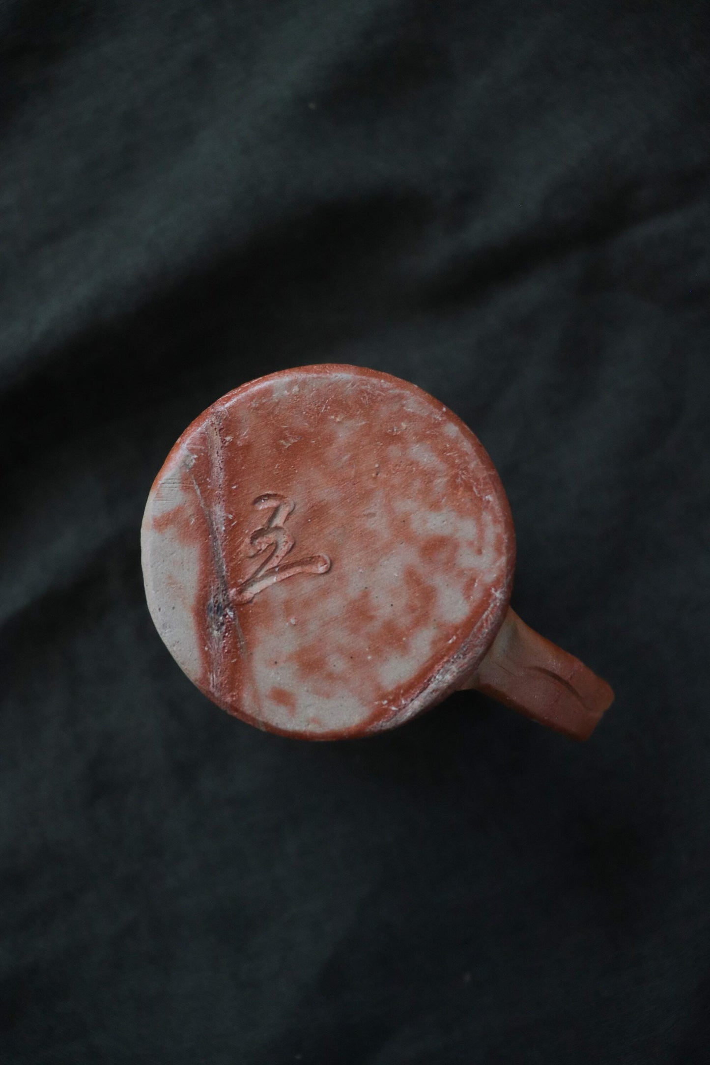 Bizen Ware Mug by Seikan Kataoka, Japanese Handmade Coffee Cup, Wabi Sabi Pottery, Unique Ceramic Mug, One of a Kind