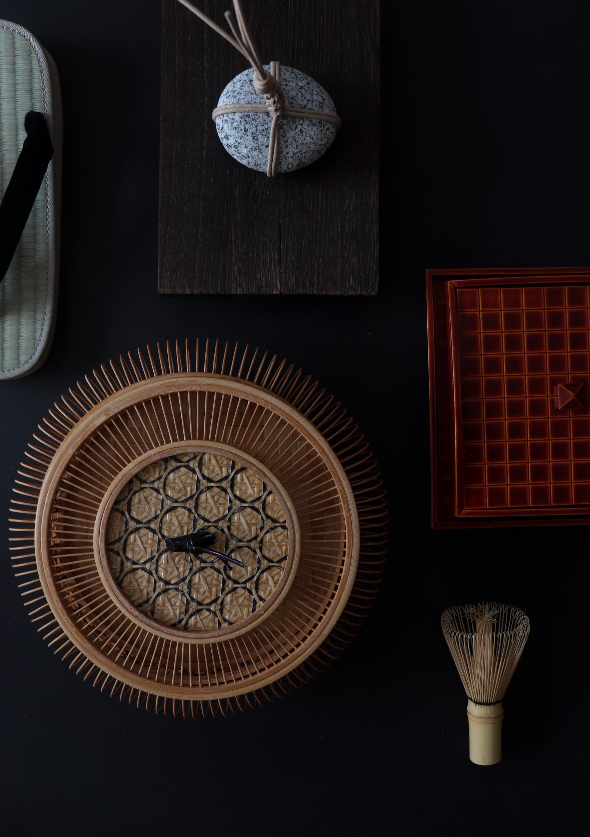 Suruga Bamboo Basket Vintage Japanese Takezaiku Handmade Storage Box Signed Suzuki Kikujirō Wabi Sabi Decor