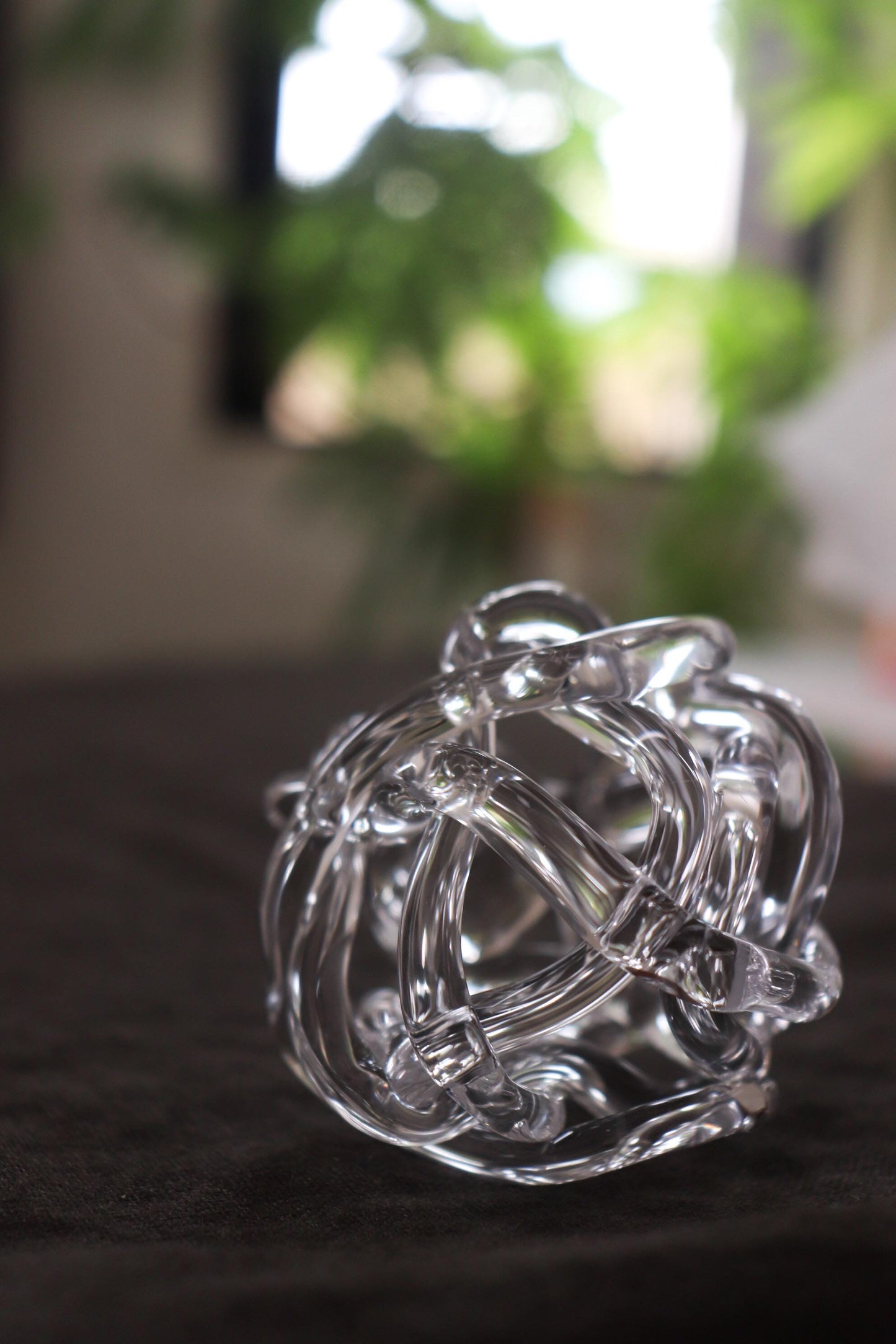 Handmade Glass Flower Holder by Shotaro Migaki / Japanese Bud Vase / Minimal Ikebana Tool / One-of-a-kind Glass (6.5–7cm)