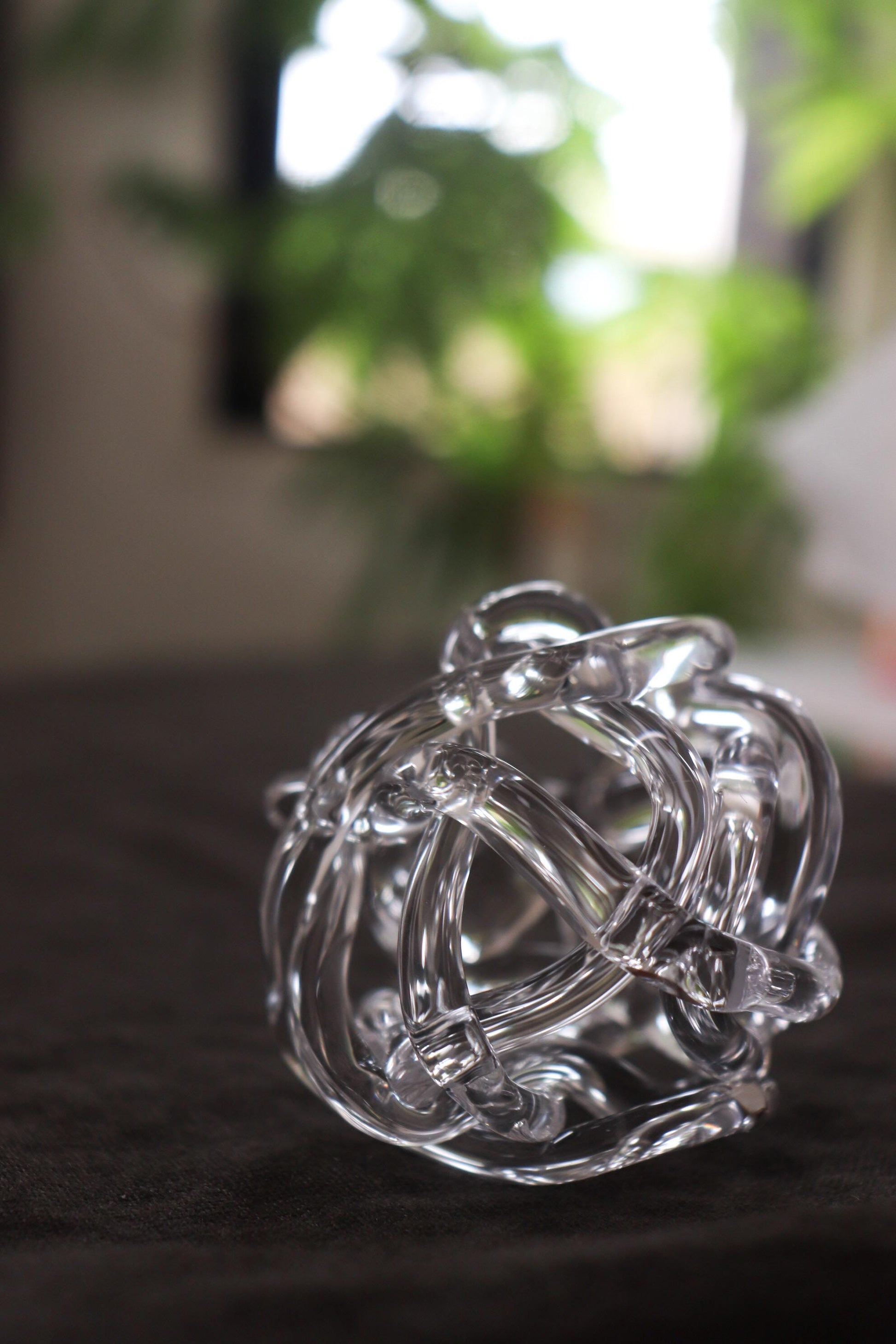 Handmade Glass Flower Holder by Shotaro Migaki / Japanese Bud Vase / Minimal Ikebana Tool / One-of-a-kind Glass (6.5–7cm)