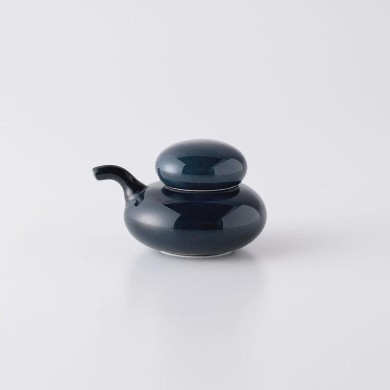 Hakusan Porcelain Soy Sauce Dispenser, Hasami Ware Ishikoro Series, Japanese Soy Sauce Bottle, Minimal Ceramic Cruet, Made in Japan
