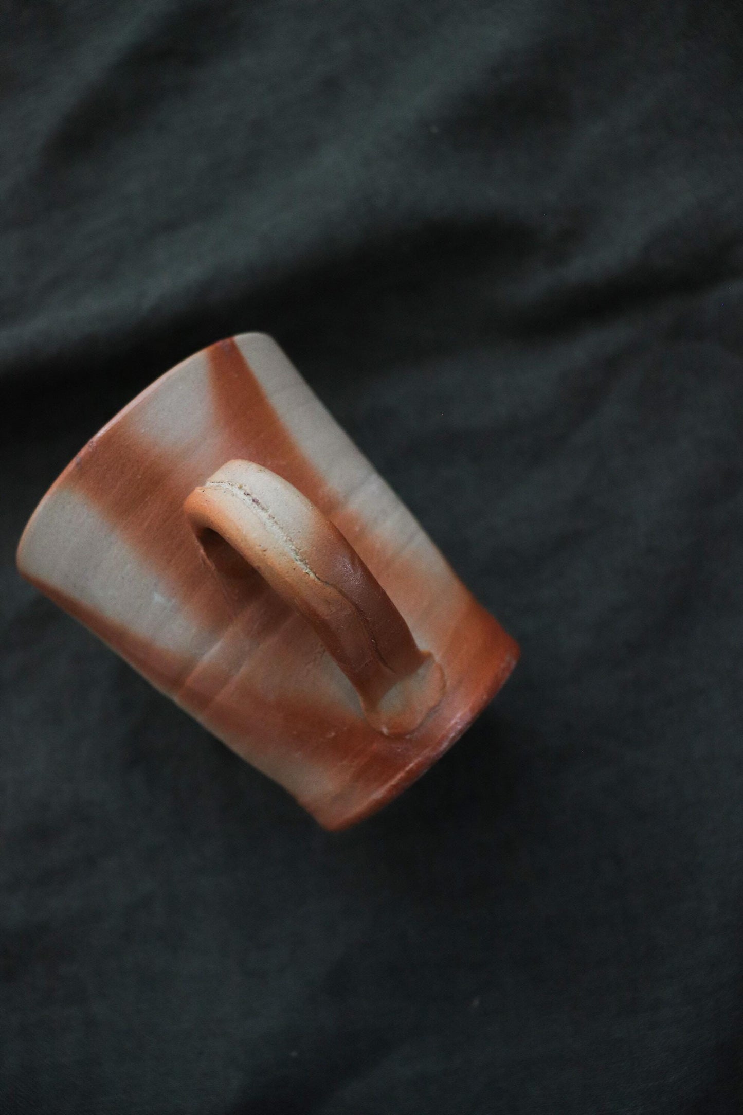 Bizen Ware Mug by Seikan Kataoka, Japanese Handmade Coffee Cup, Wabi Sabi Pottery, Unique Ceramic Mug, One of a Kind