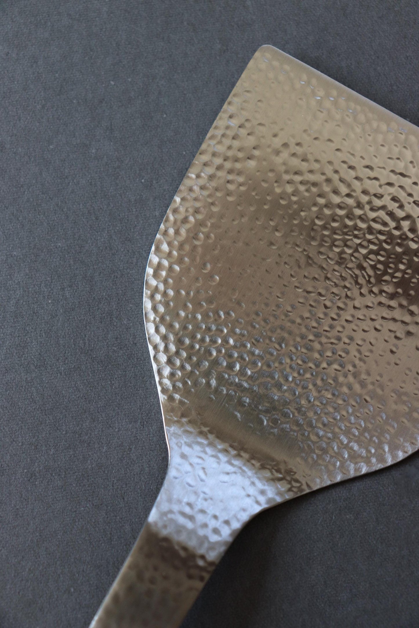 Large Japanese Okonomiyaki Spatula | Hammered Stainless Steel Turner | Tsubame Sanjo Teppanyaki Tool | Made in Japan