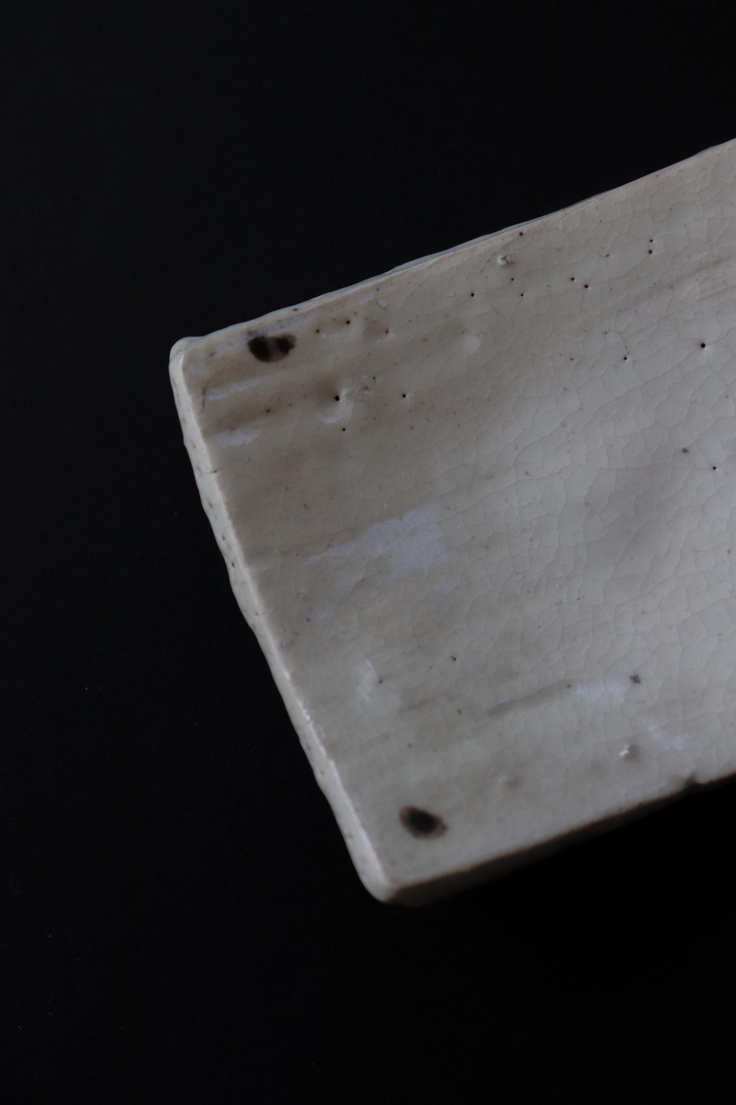Japanese Rectangular Small Plate | Handmade Ceramic Mamezara | Artisan Pottery Sauce Dish | Made in Japan
