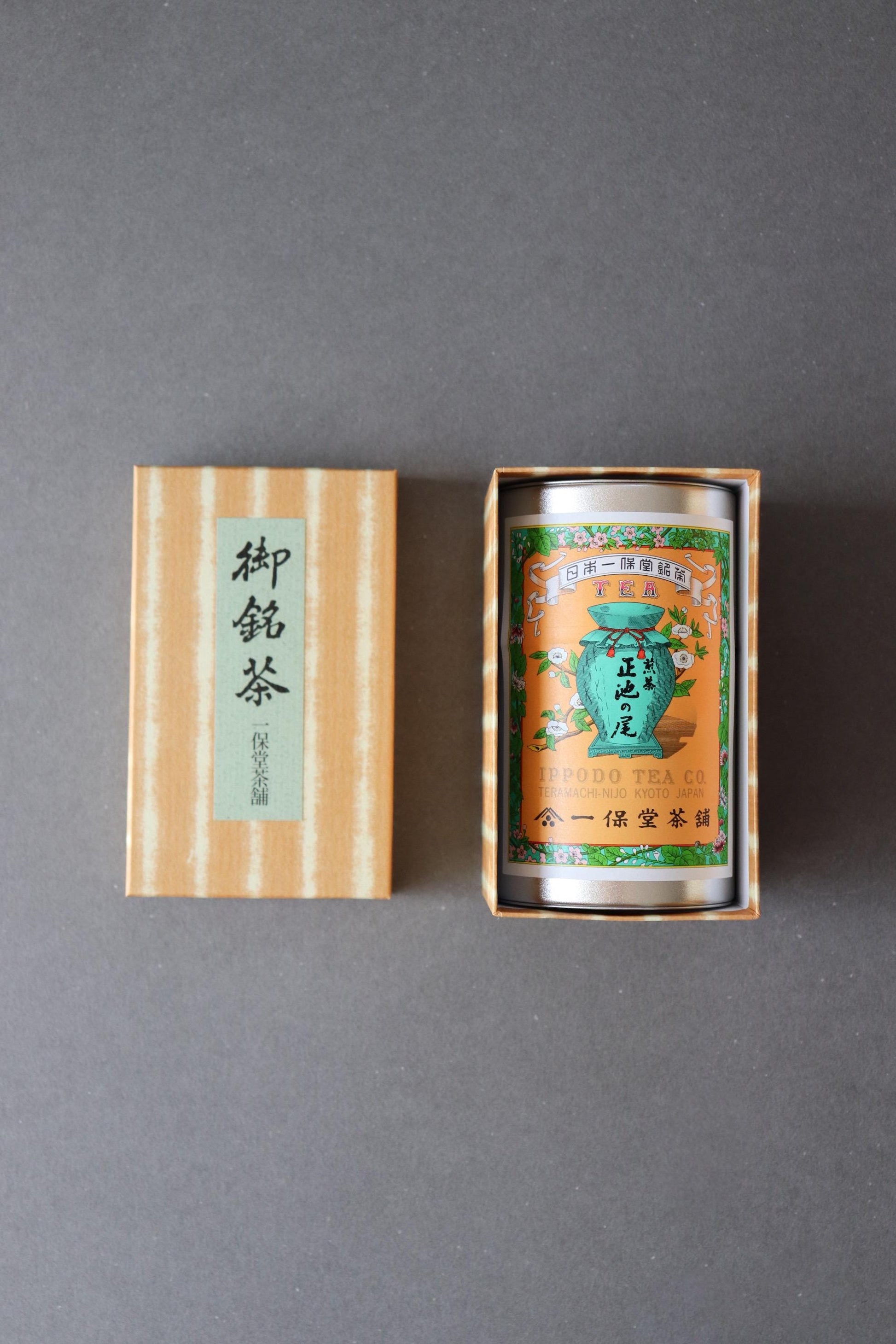 Ippodo Shoike no O Sencha Tea | Japanese Green Tea Small Can Gift Box | Kyoto Loose Leaf Sencha | 85g Made in Japan