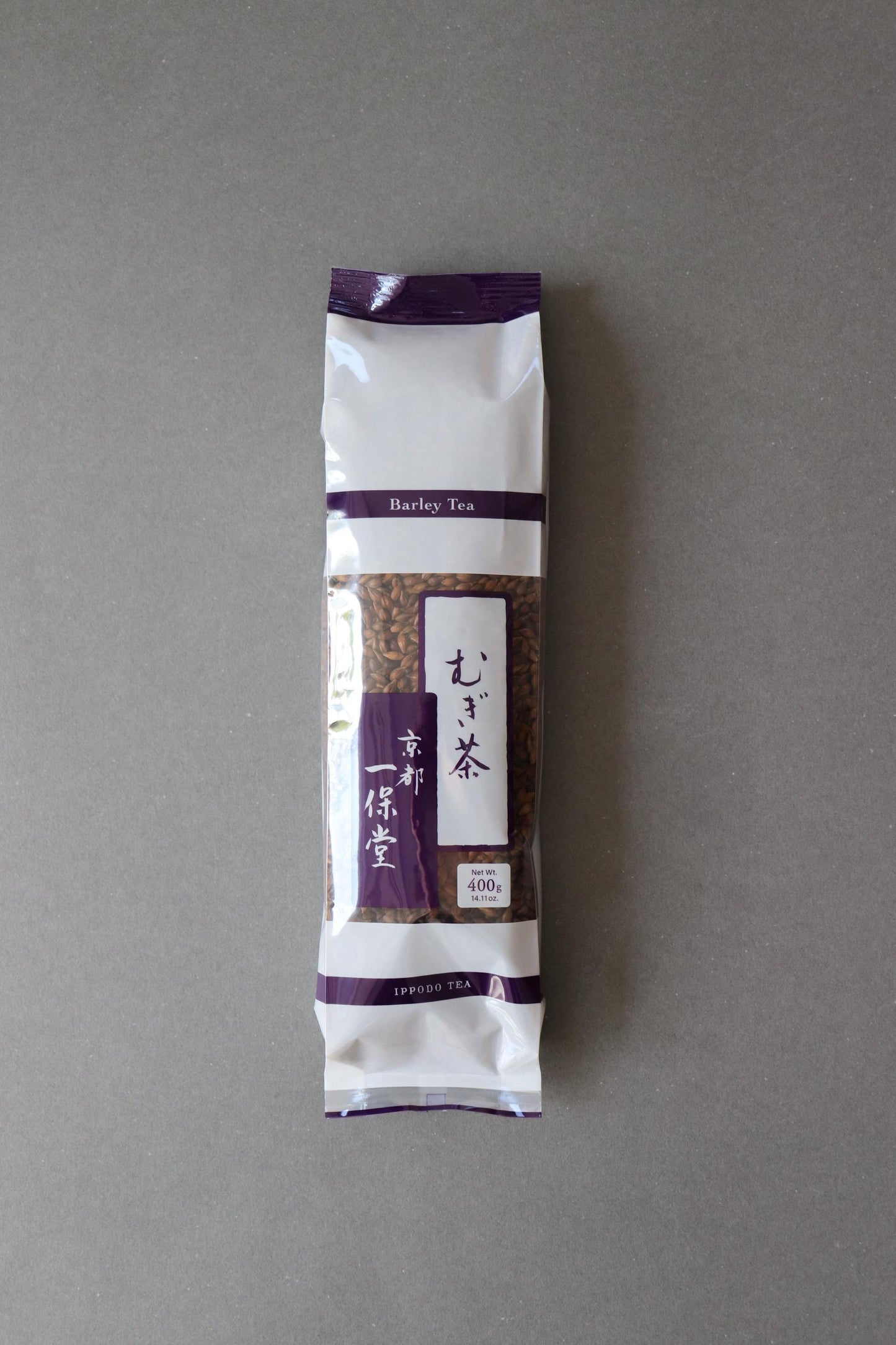 Ippodo Japanese Barley Tea | Mugicha Roasted Six-Row Barley Tea | Caffeine-Free Japanese Summer Tea | 400g Bag Japan