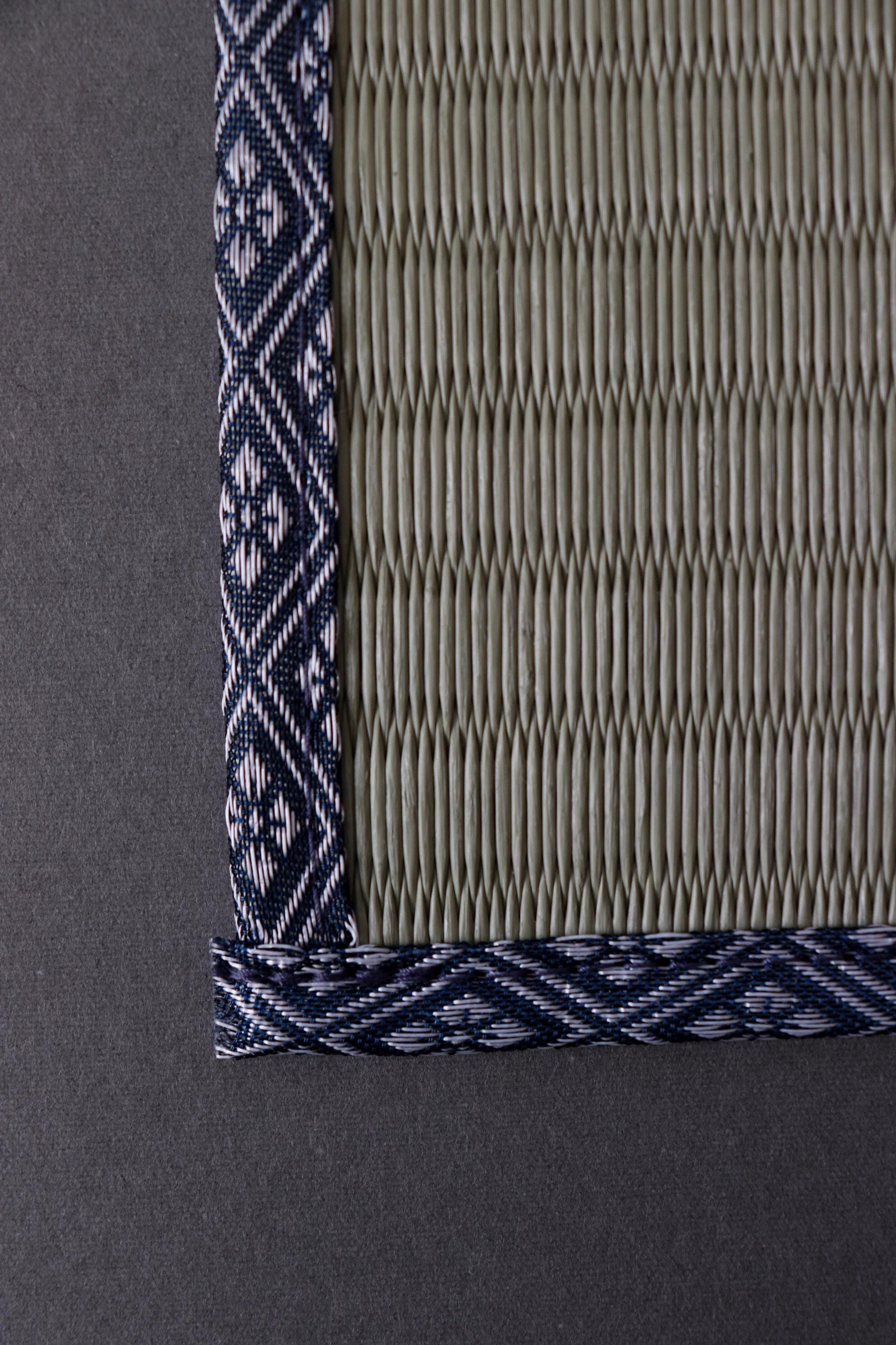 Japanese Tatami Coaster – Modern Washable Tatami Mat Drink Coaster – Minimal Japanese Tea Table Decor