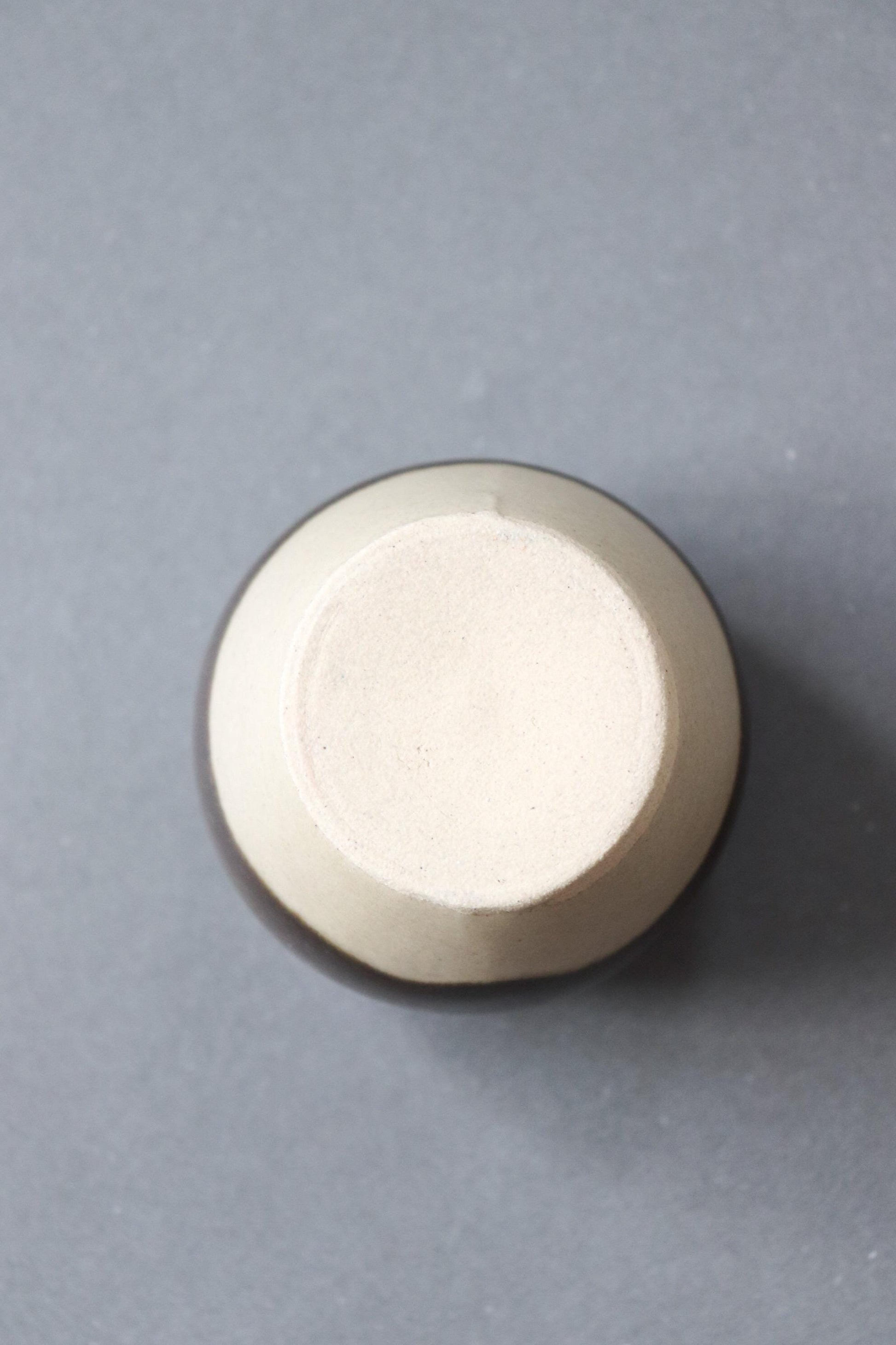 Handmade Mashiko Ware Mini Ceramic Jar with Lid, Japanese Stoneware Salt Cellar, Sugar Jar, Small Pickle Pot, Condiment Container