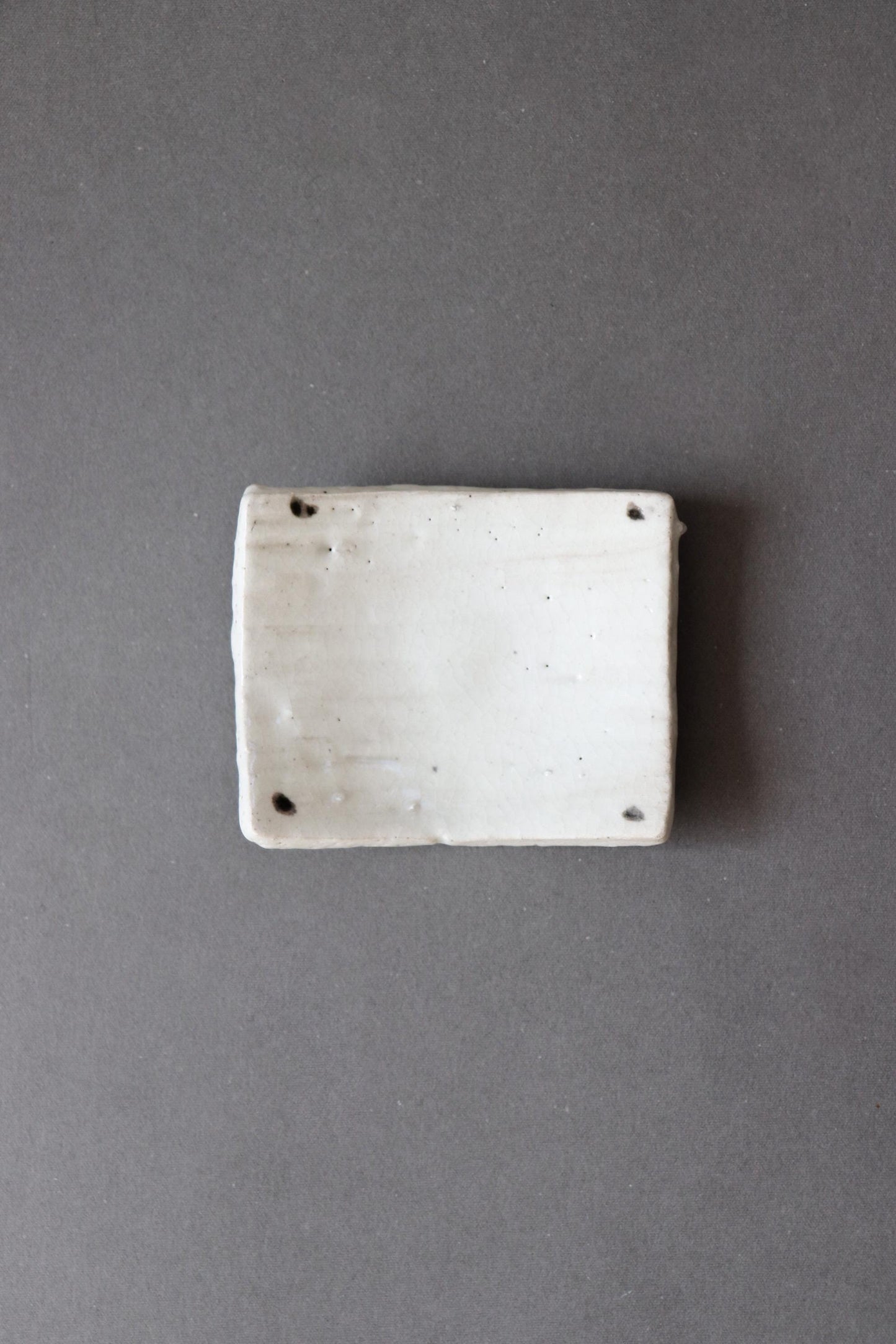 Japanese Rectangular Small Plate | Handmade Ceramic Mamezara | Artisan Pottery Sauce Dish | Made in Japan
